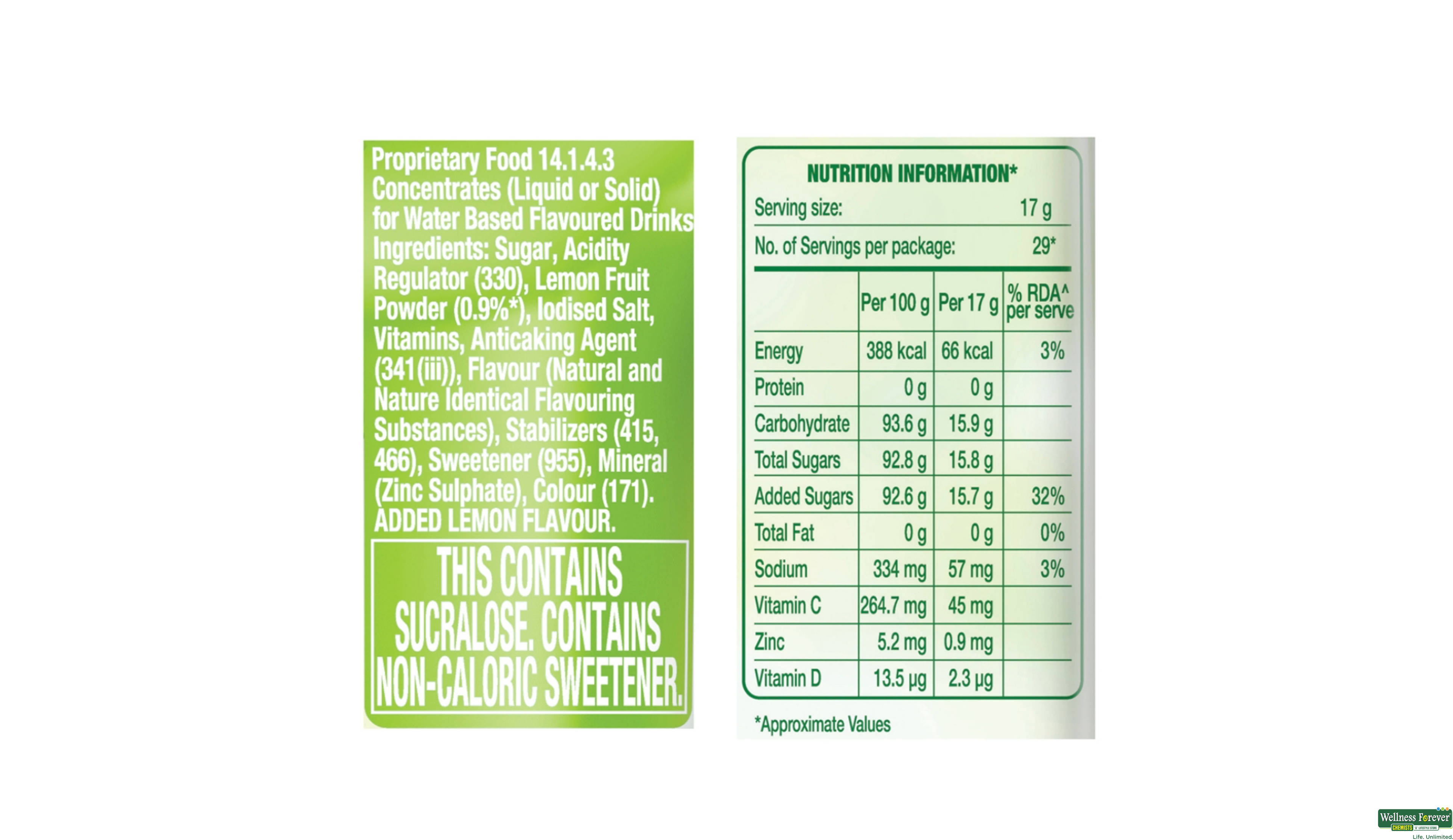 TANG PWDR LEMON 500GM- 5, 500GM, null