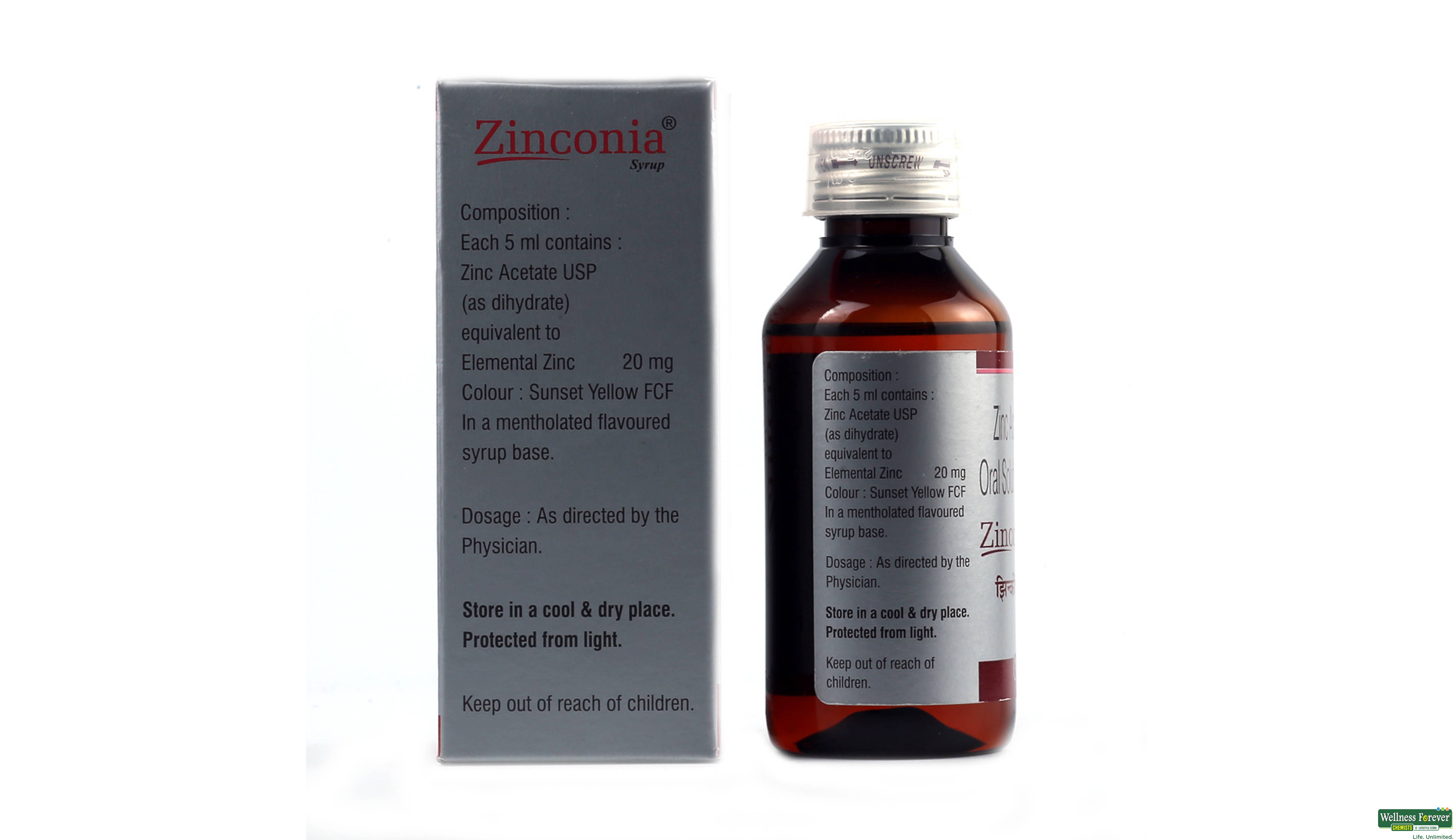 ZINCONIA SYP 100ML- 2, 100ML, 