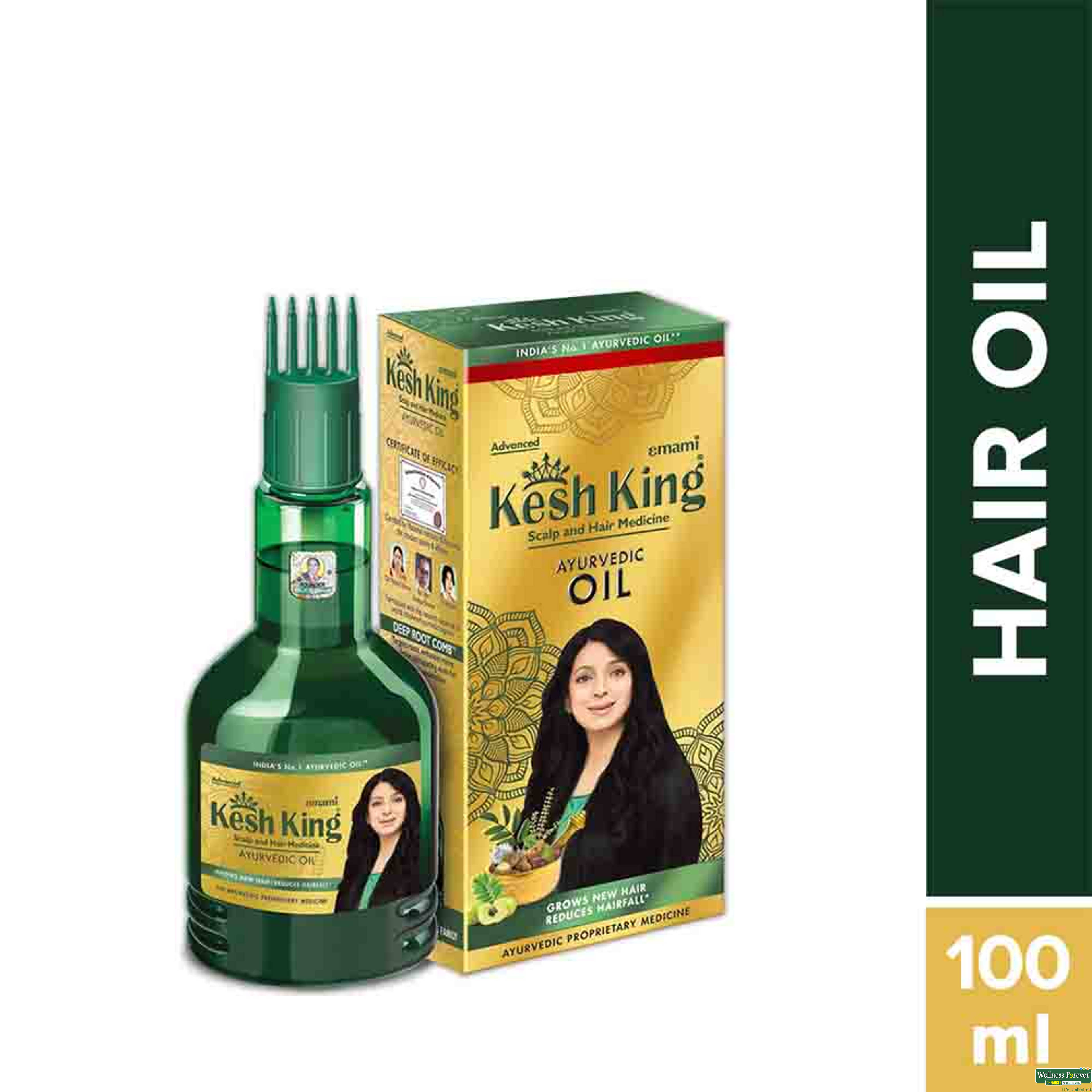 Kesh King Ayurvedic Medicinal Hair oil Anti Hairfall, 100 ml-image