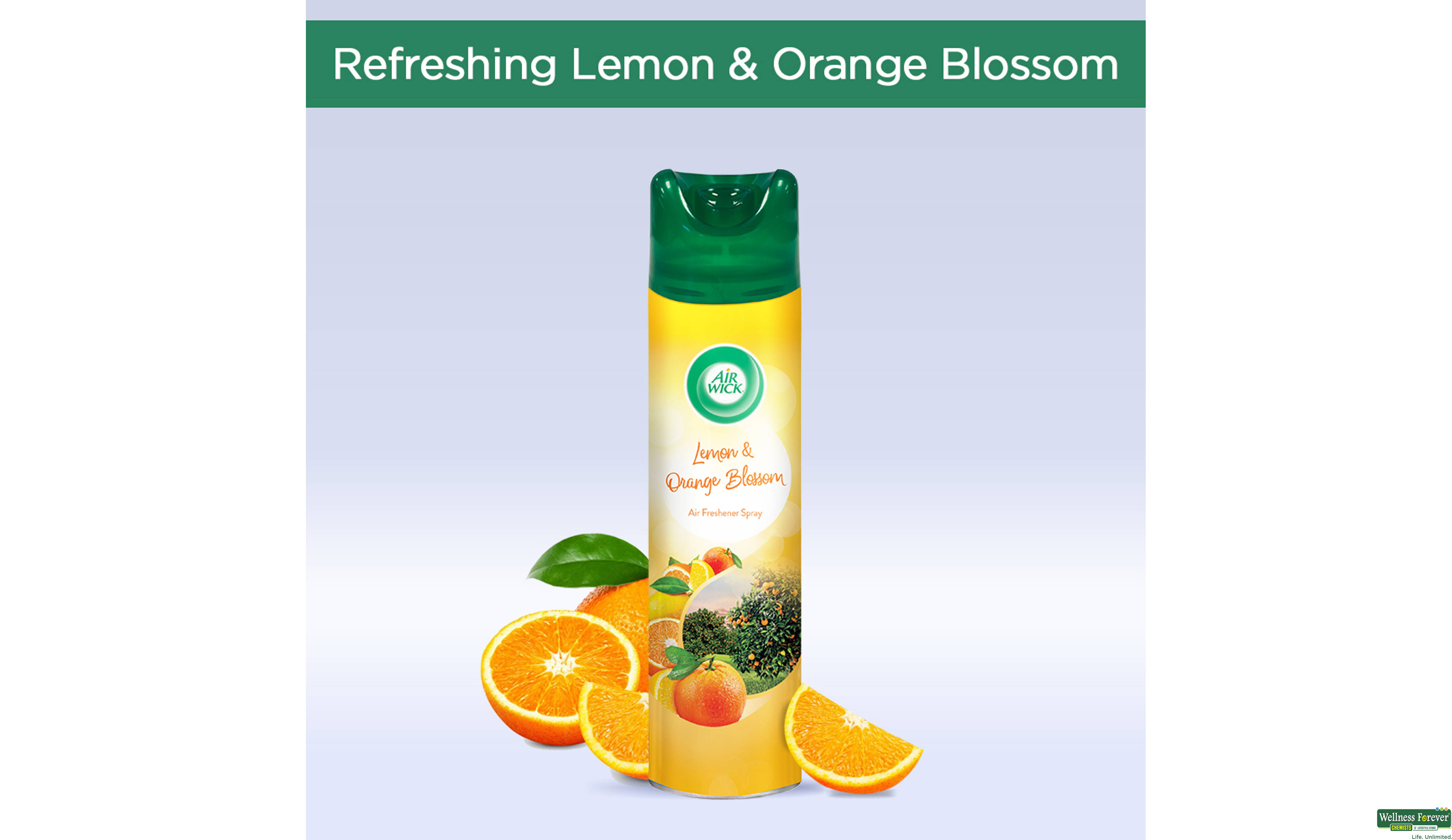 AIRWICK SPRAY LEMON/ORANGE BLOSSOM 245ML- 4, 245ML, null