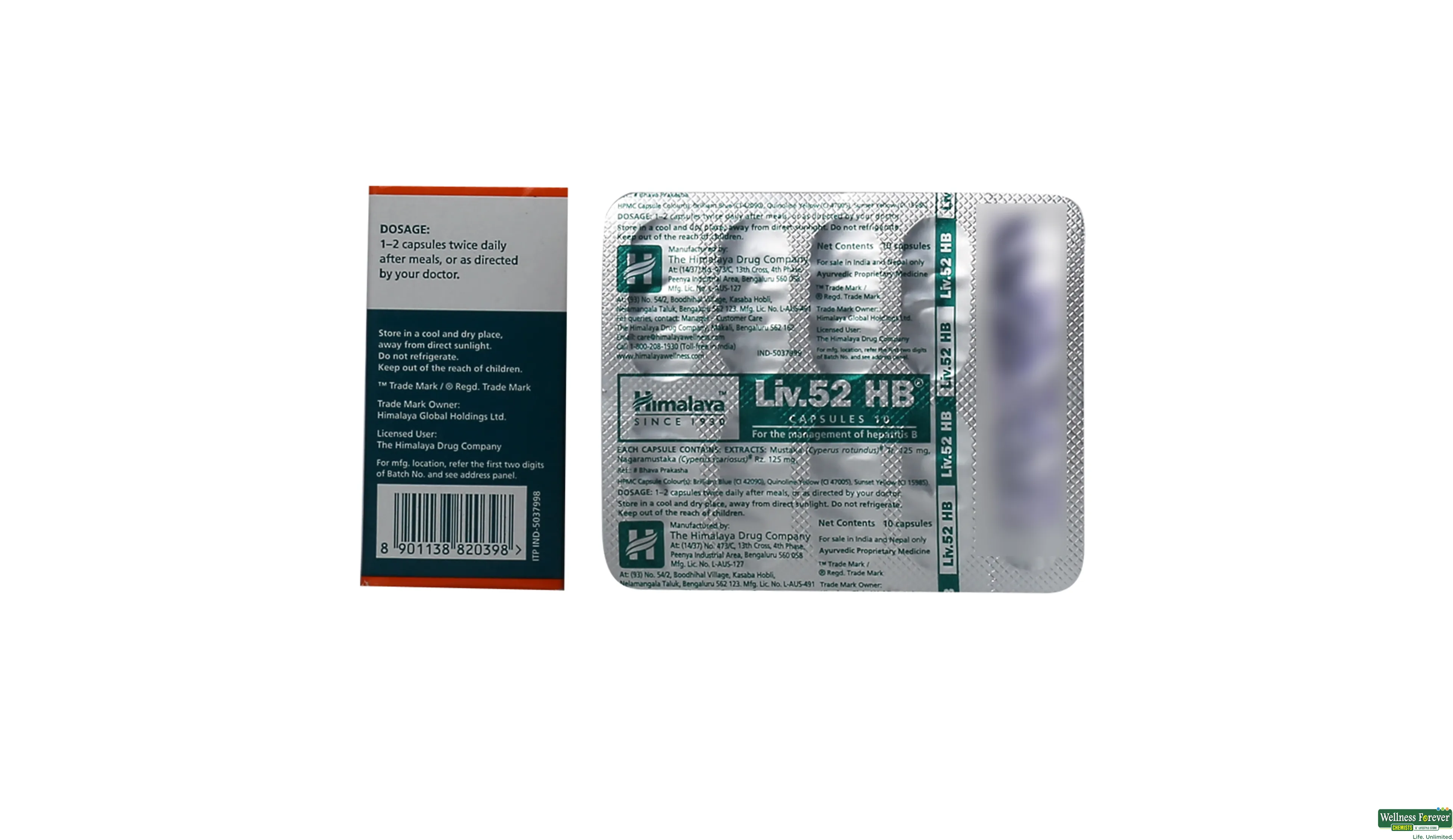 Buy Liv 52-Hb 10 Capsules Online at Best Prices