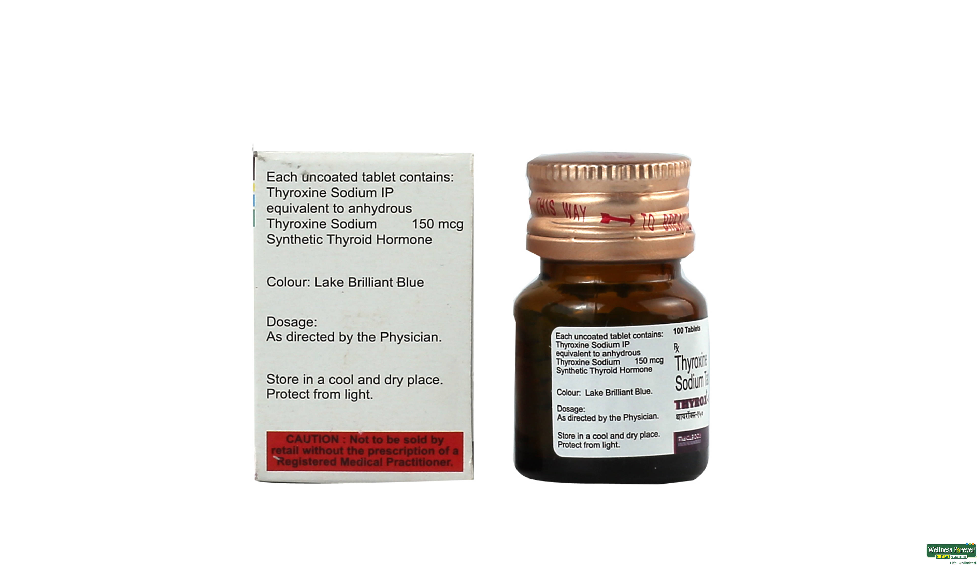 THYROX 150MCG 100TAB ##- 2, 100TAB, 