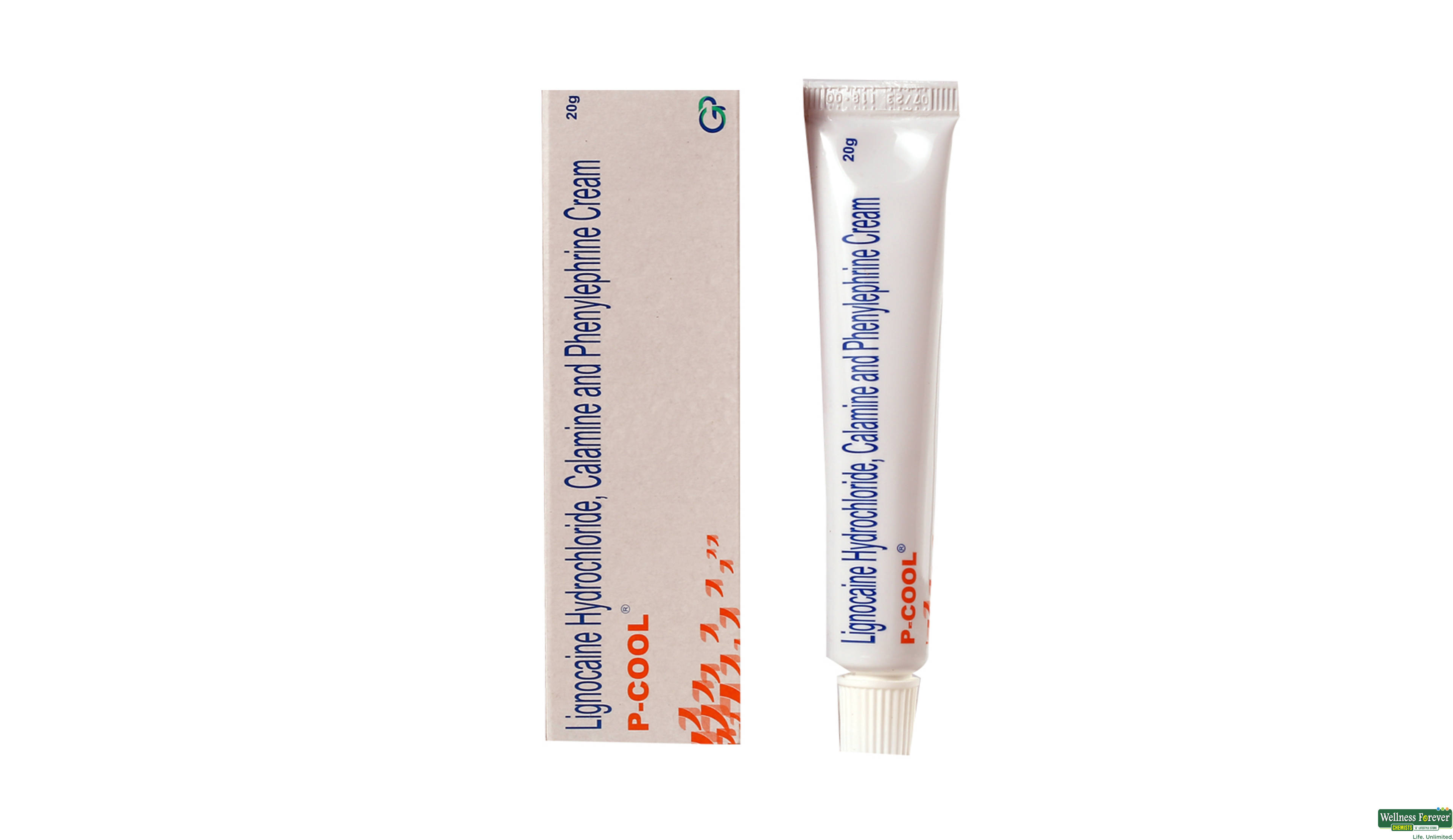 P-COOL CREAM 20GM- 1, 20GM, 