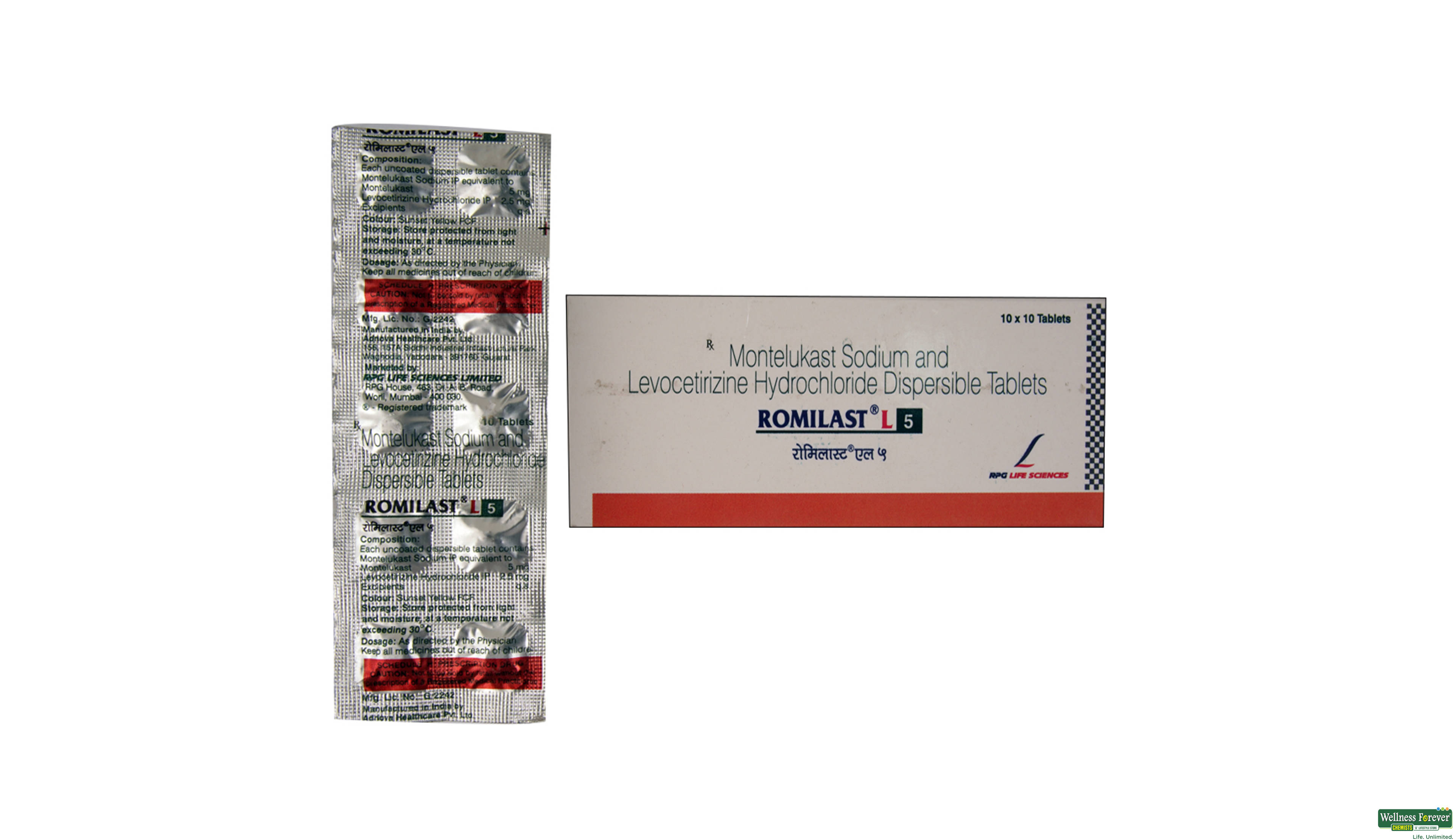 ROMILAST-L 5MG 10TAB- 1, 10TAB, null