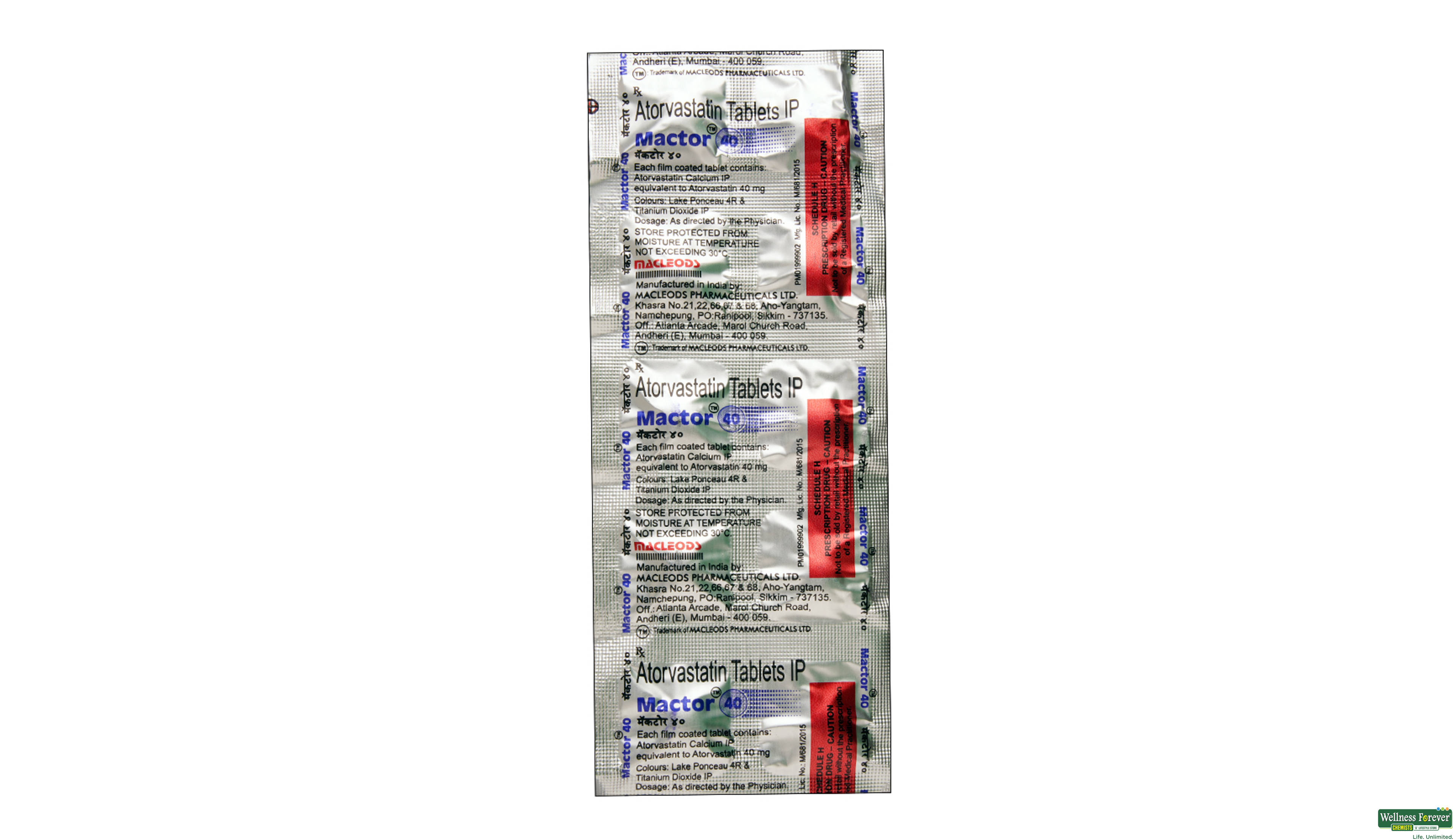MACTOR 40MG 10TAB- 1, 10TAB, 