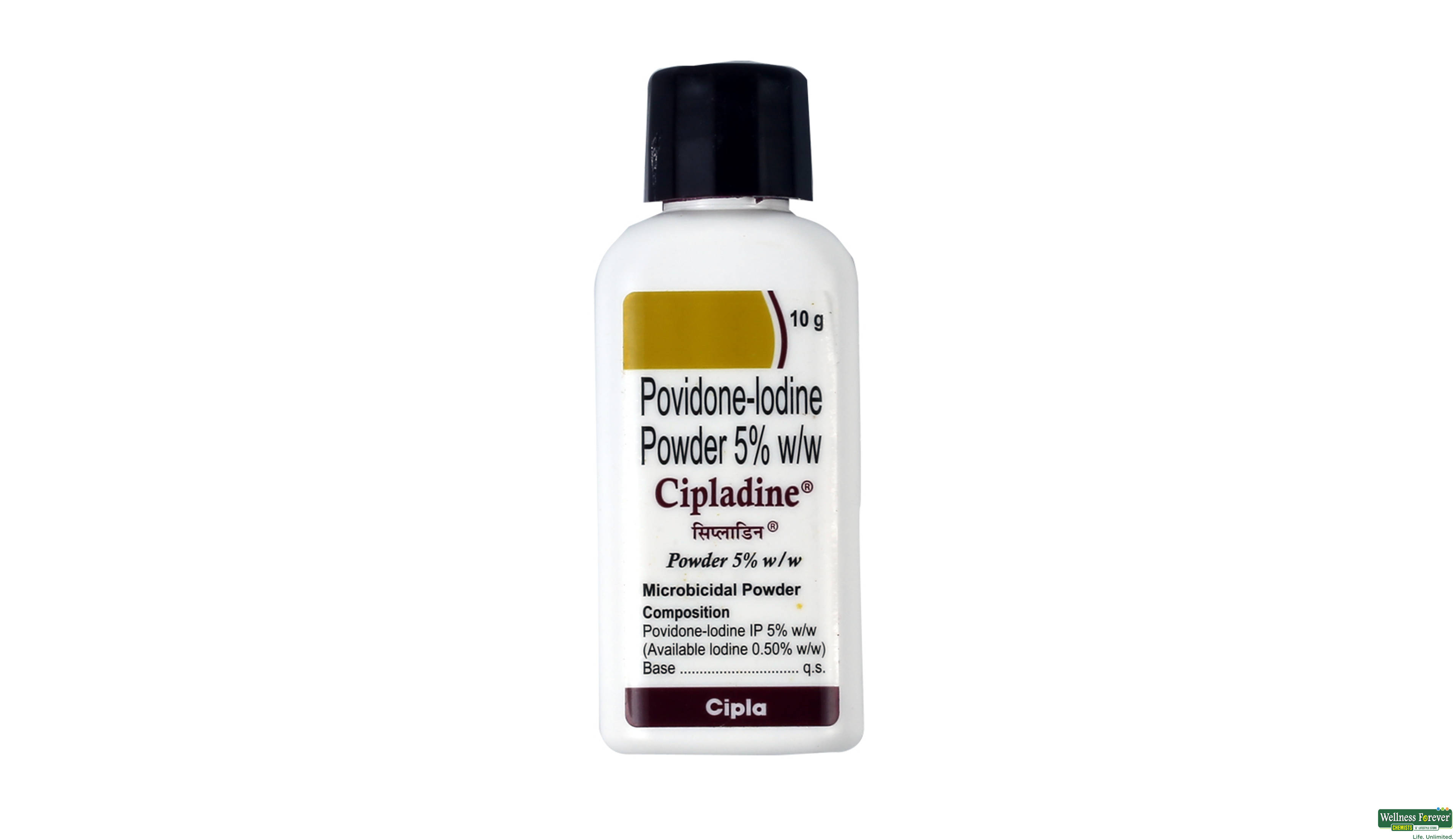 CIPLADINE DUSTING POWDER 10GM- 1, 10GM, 