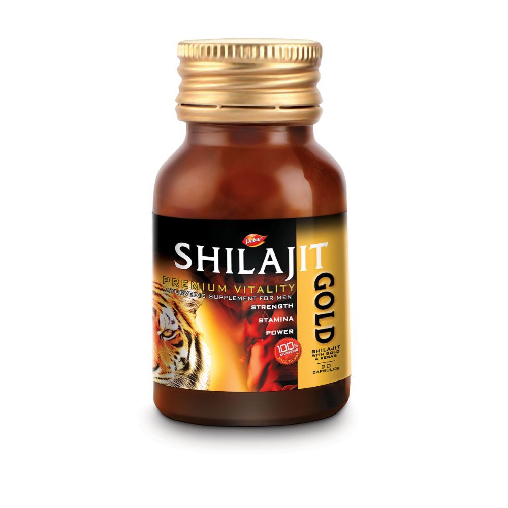 Dabur Shilajit Gold For Erectile Dysfunction Buy Dabur Shilajit Gold 20 Capsules Online at Best Prices | Wellness