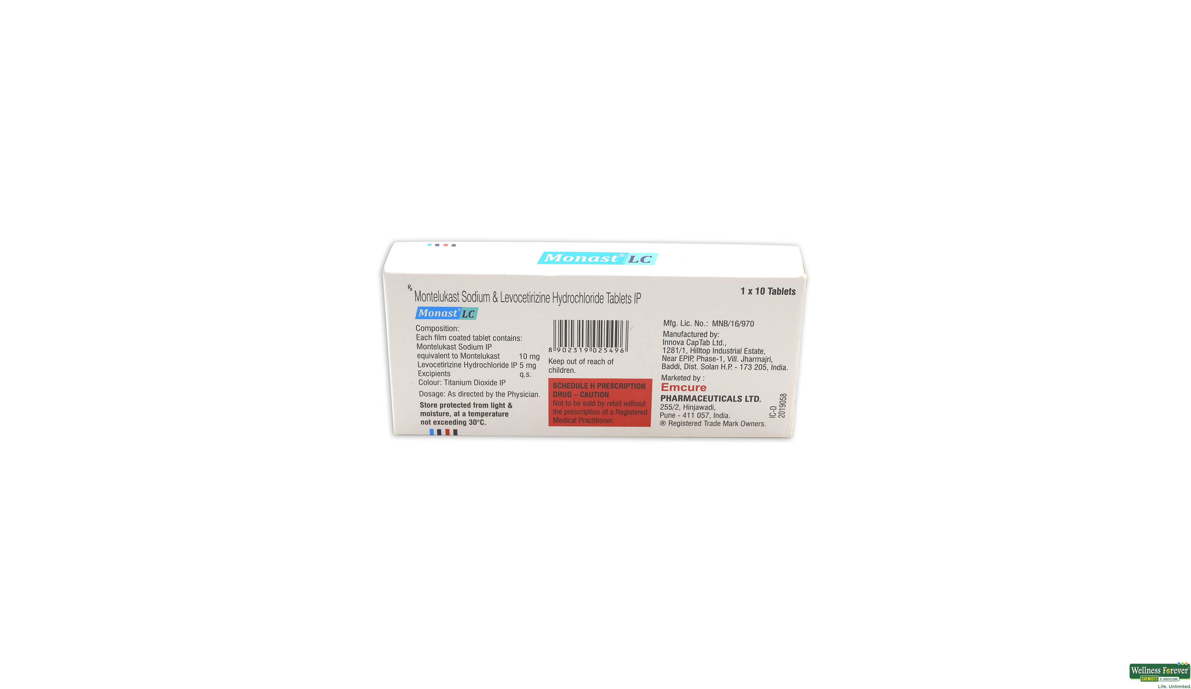 MONAST-LC 10TAB- 2, 10TAB, null