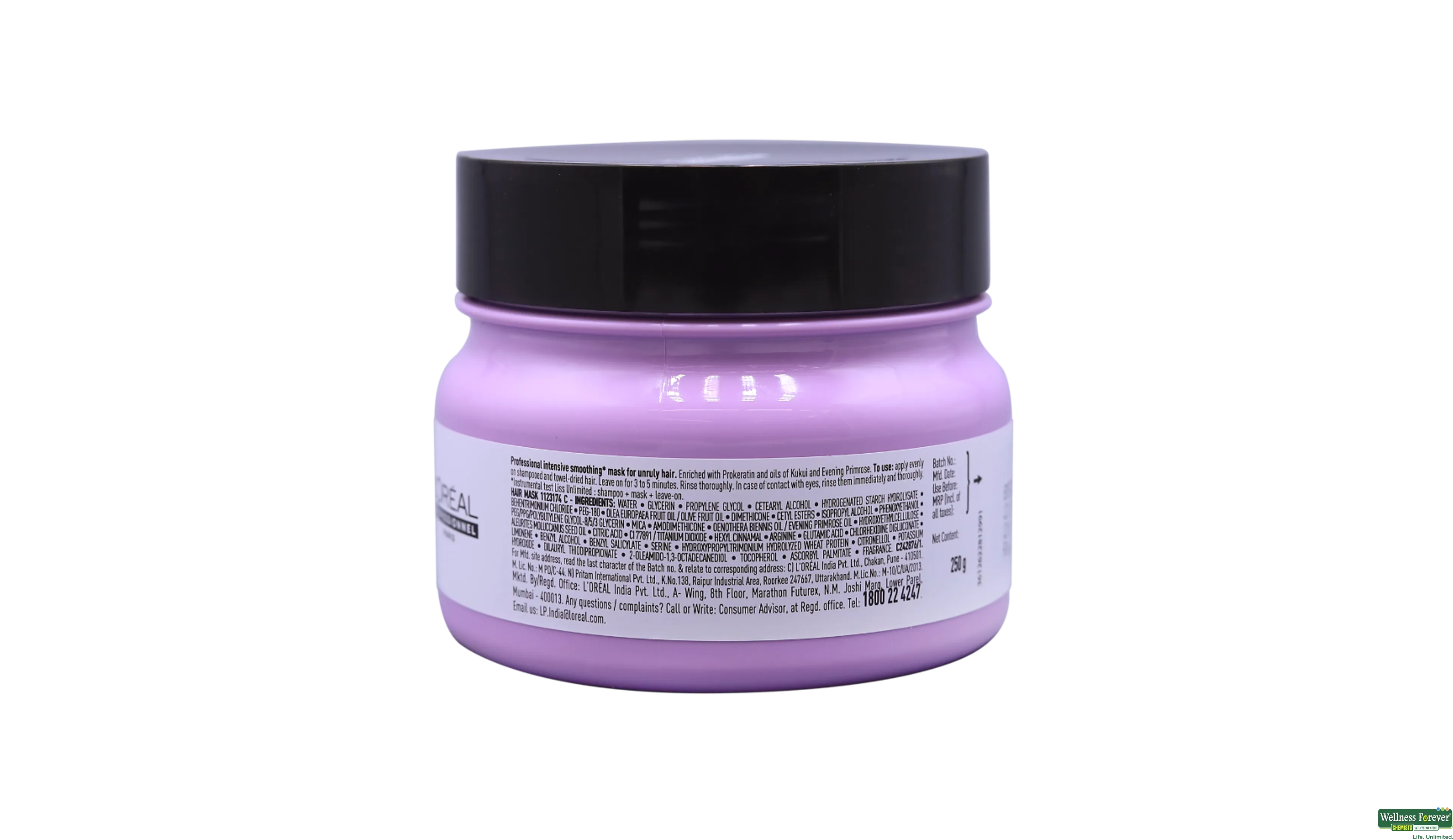 LOREAL HR/MASK LISS ULTIME 250ML- 2, 250ML, 