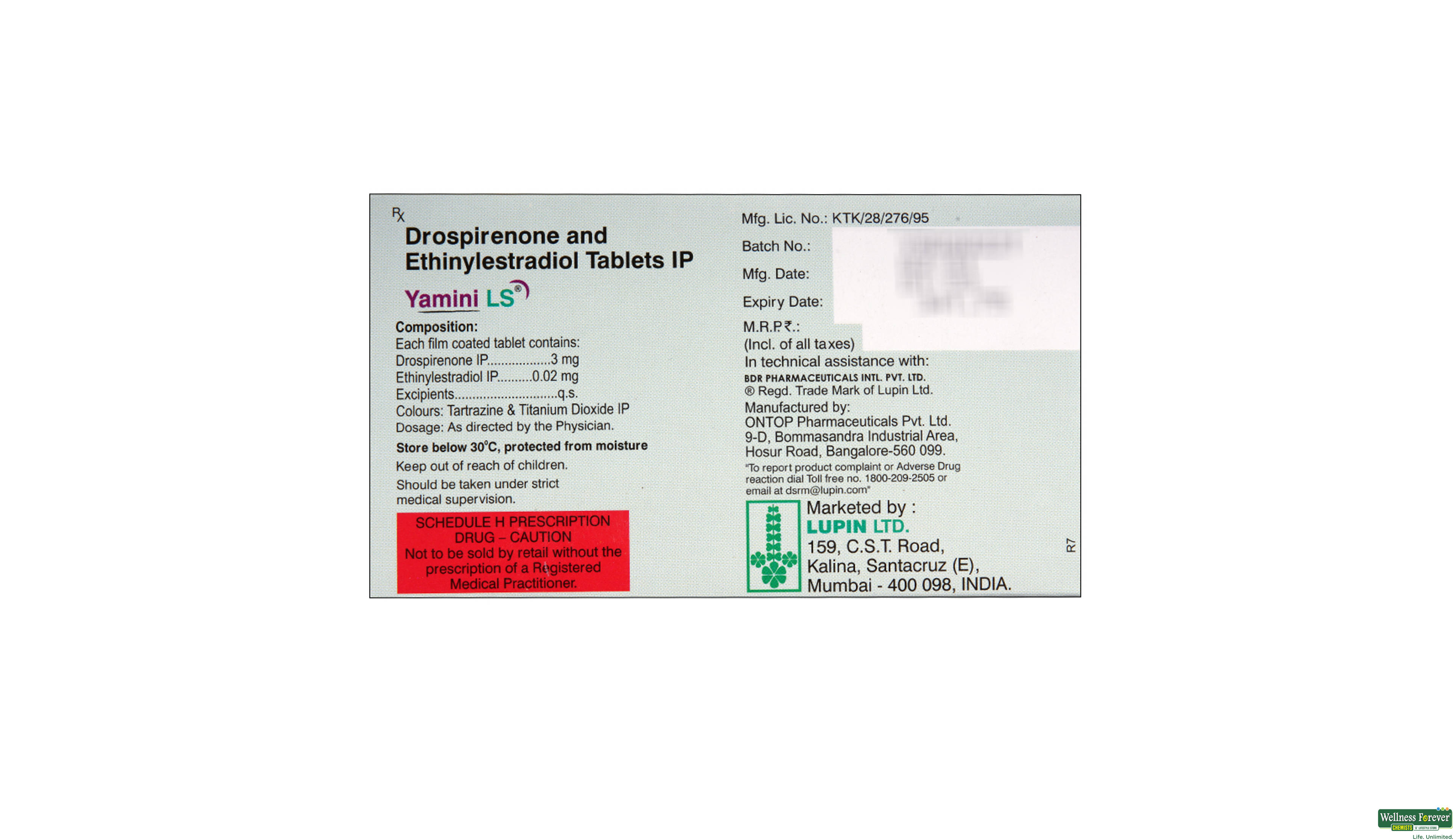 YAMINI-LS 24TAB- 2, 24TAB, 