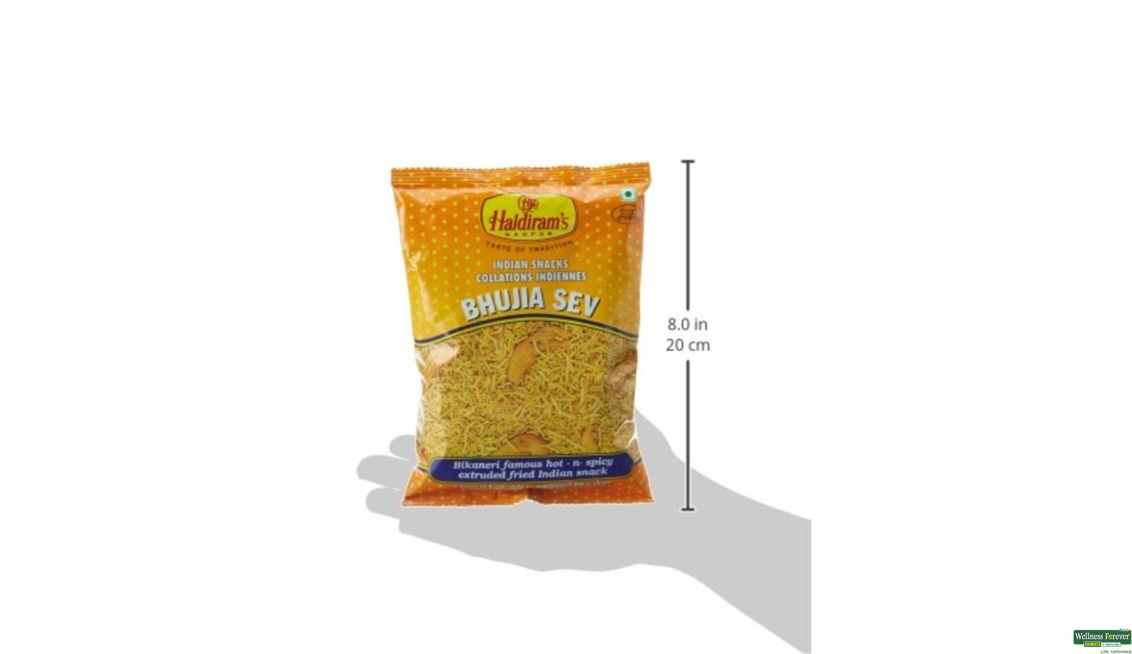 HALDIRAM BHUJIA SEV 200GM- 3, 200GM, 