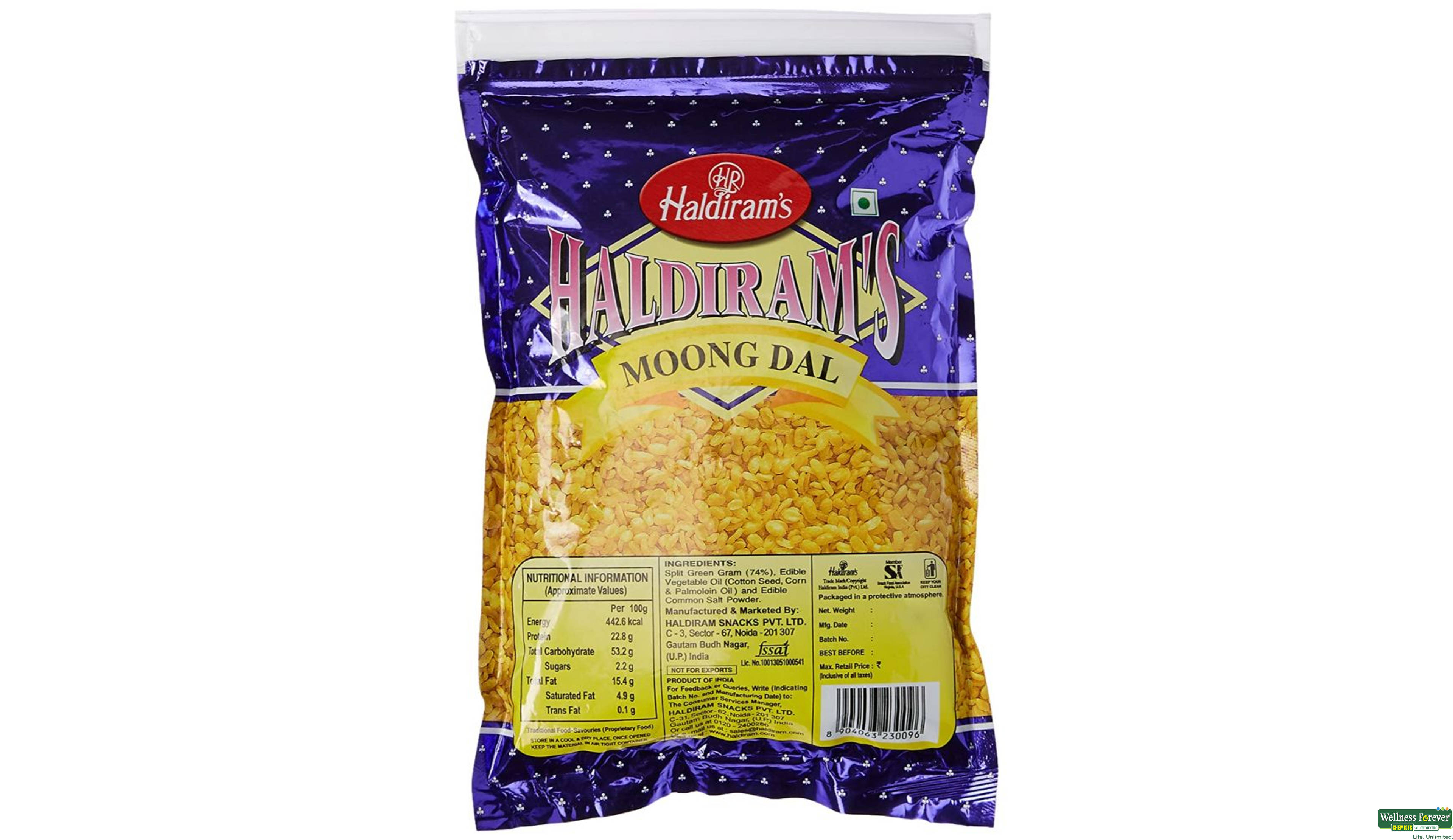 HALDIRAM MOONG  DAL 400GM- 2, 400GM, 