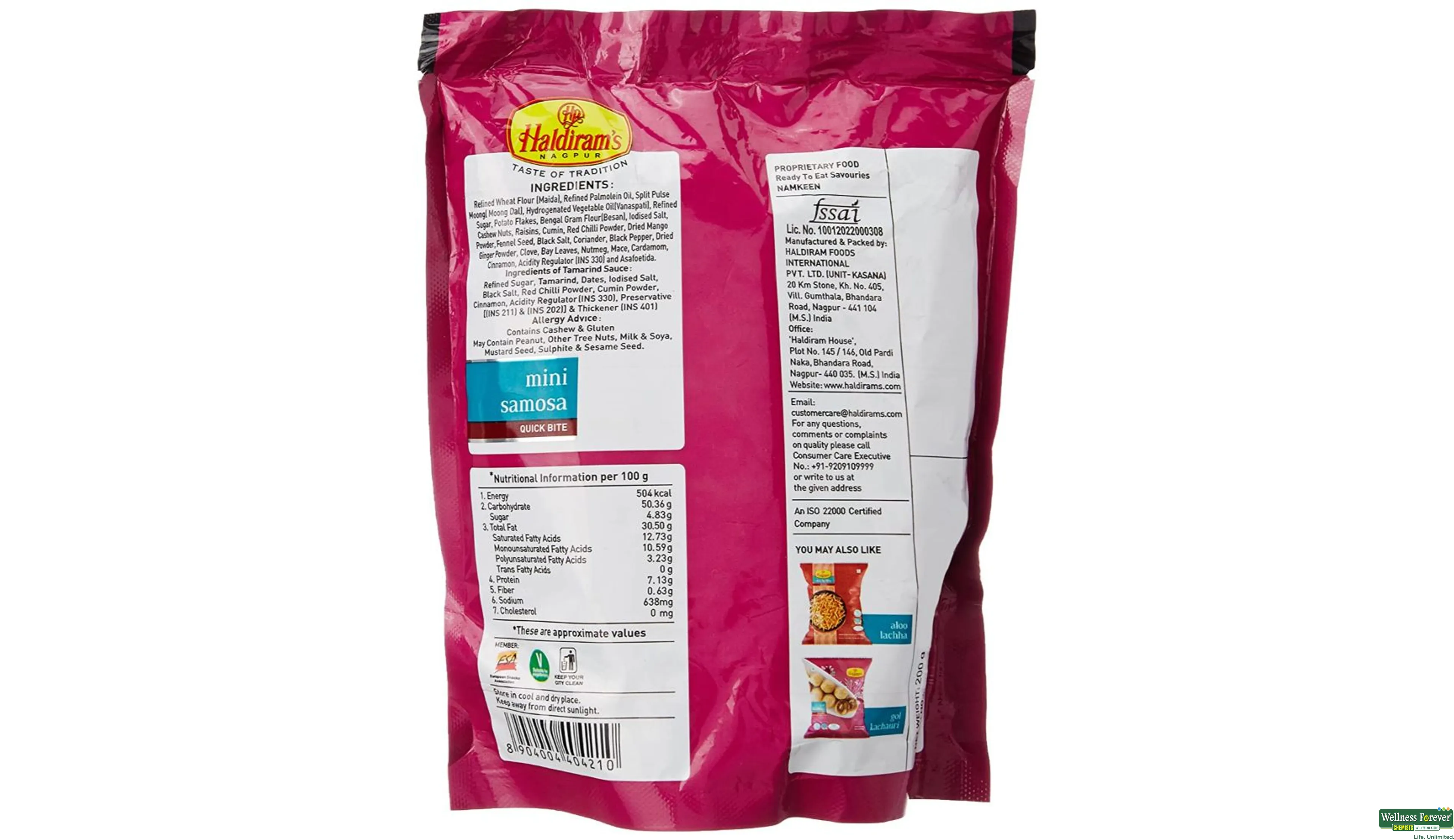 HALDIRAM MINI SAMOSA 200GM- 2, 200GM, 