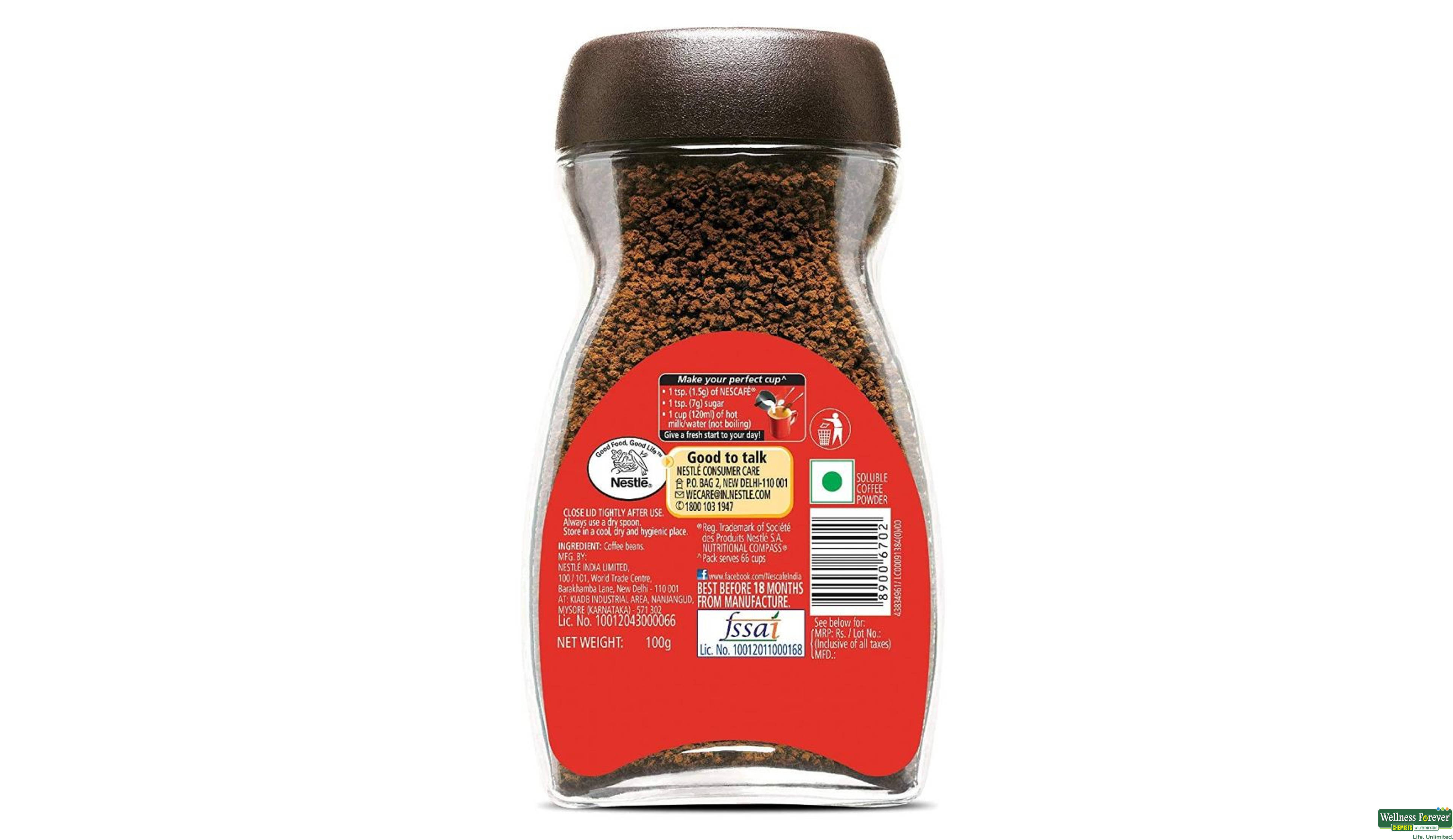 NESCAFE COFFEE CLASSIC JAR 100GM- 2, 100GM, 