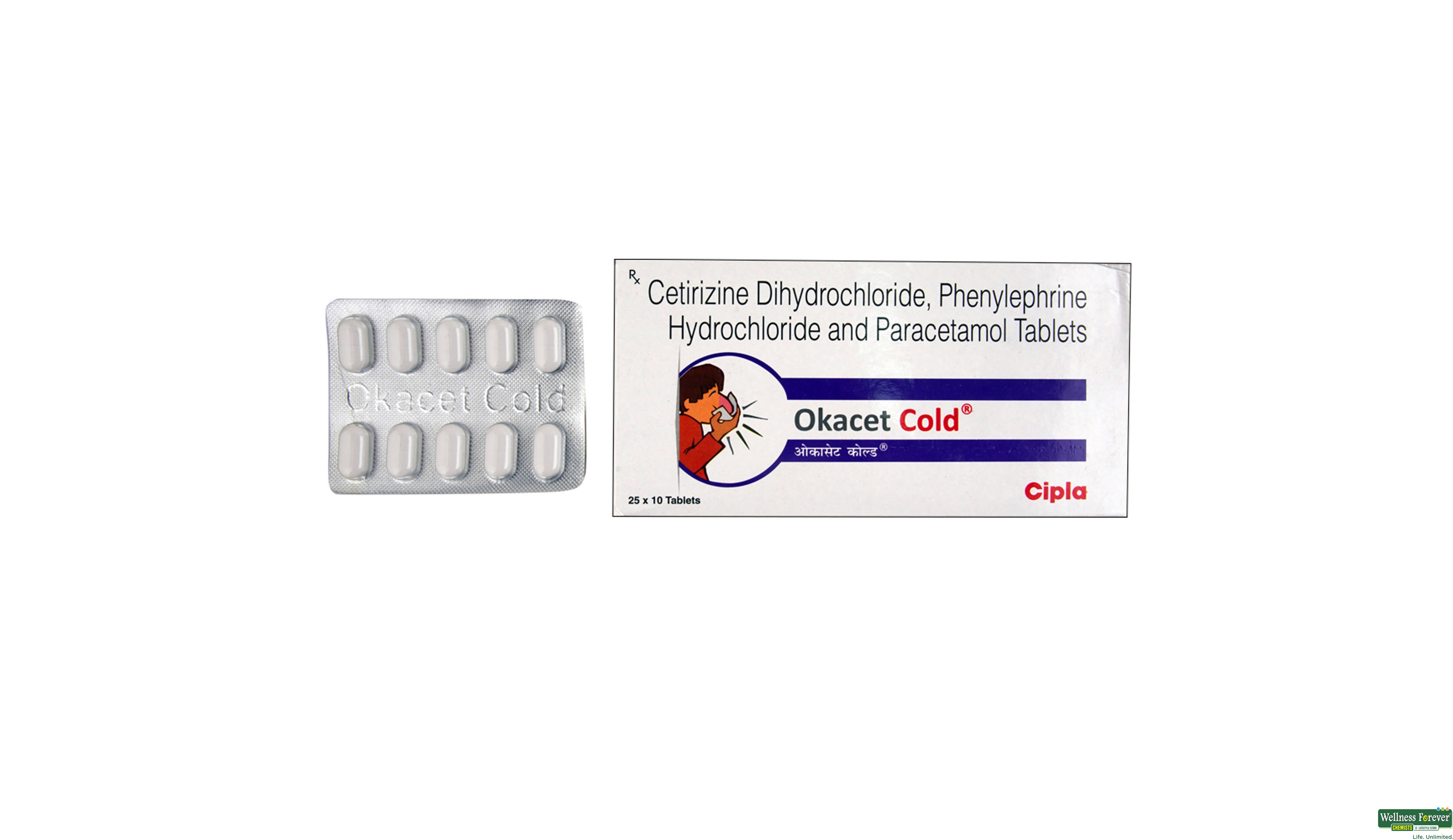 OKACET-COLD 10TAB- 1, 10TAB, 