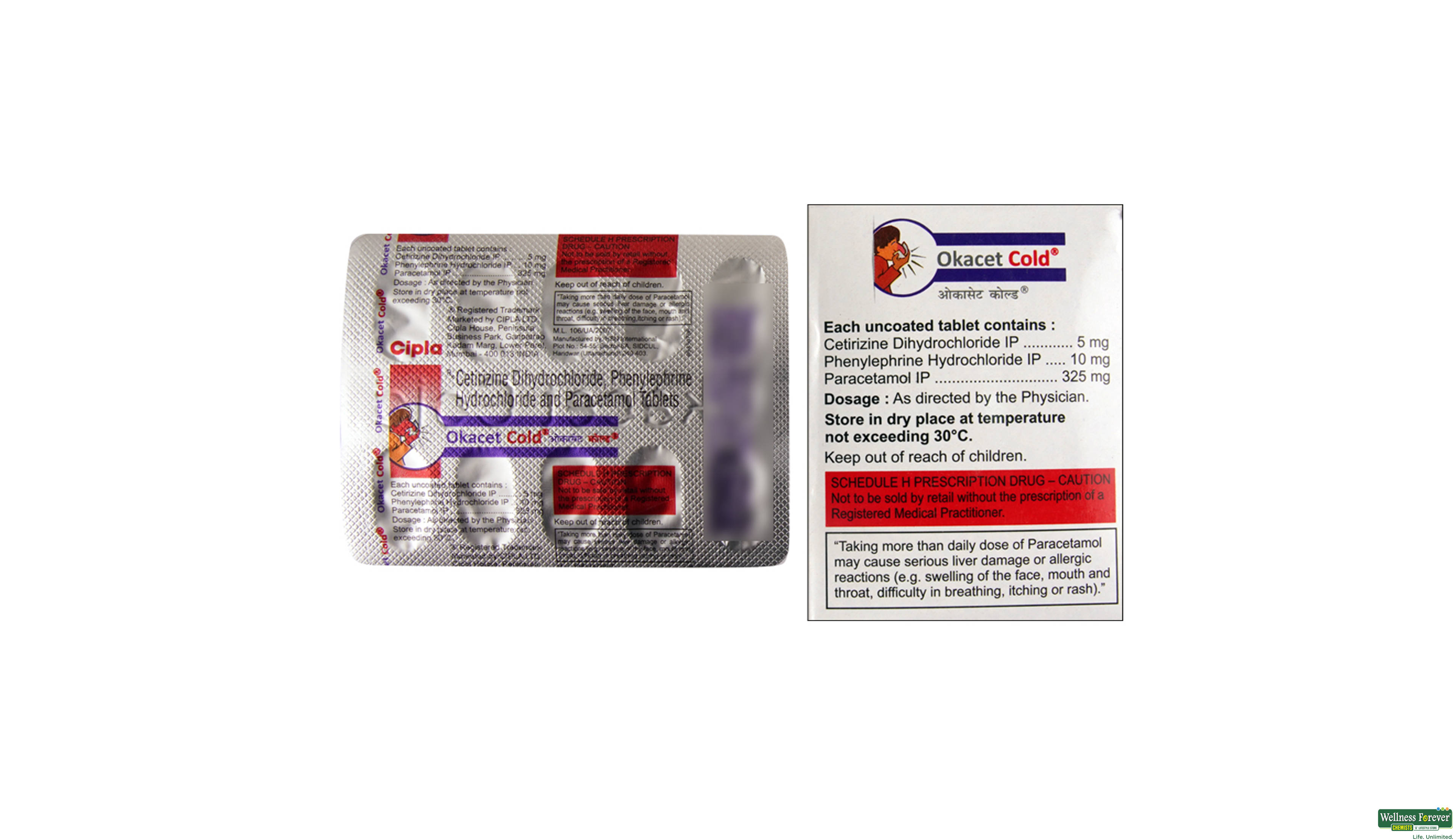OKACET-COLD 10TAB- 2, 10TAB, 