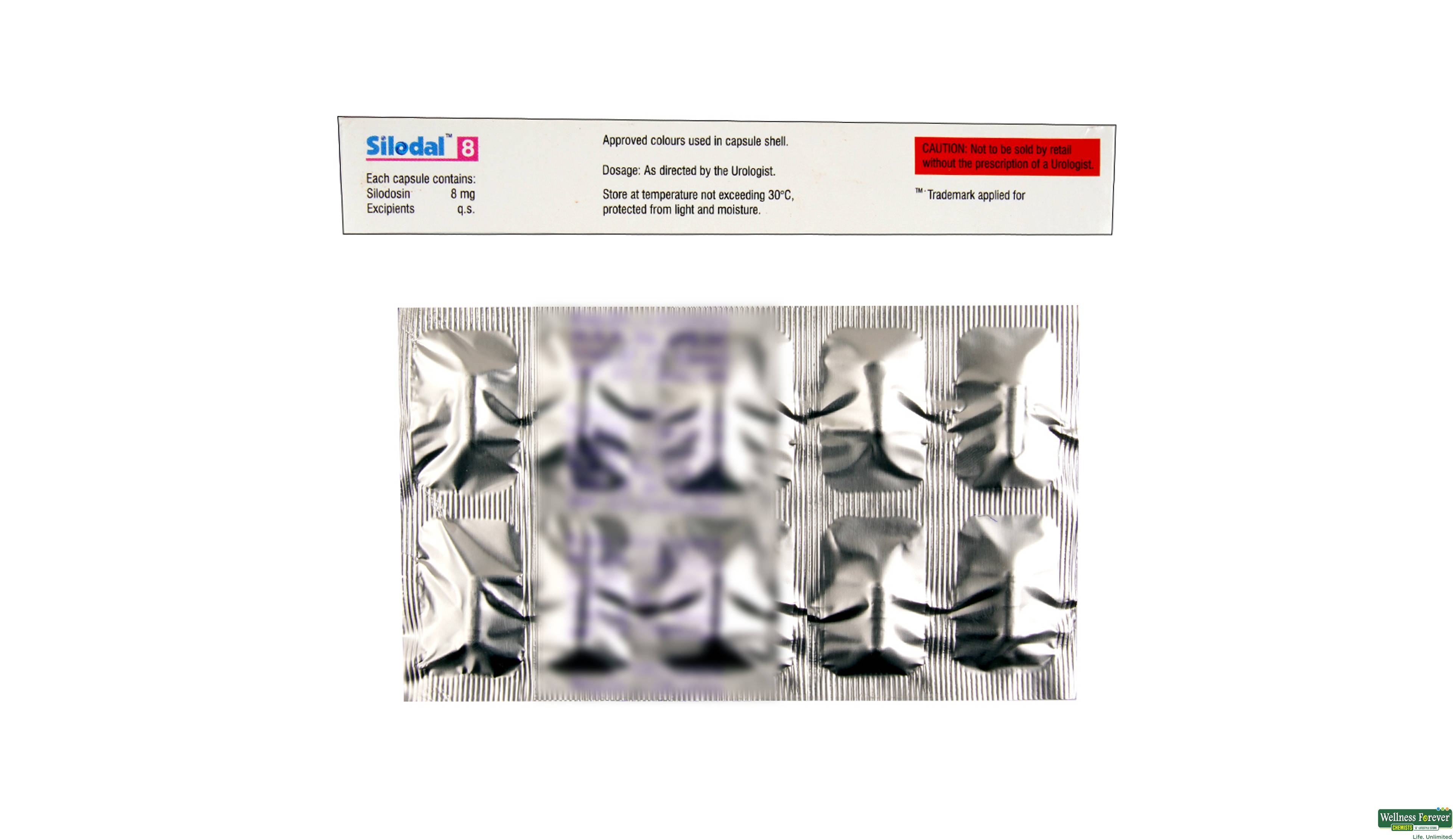 SILODAL 8MG 10CAP- 2, 10CAP, null