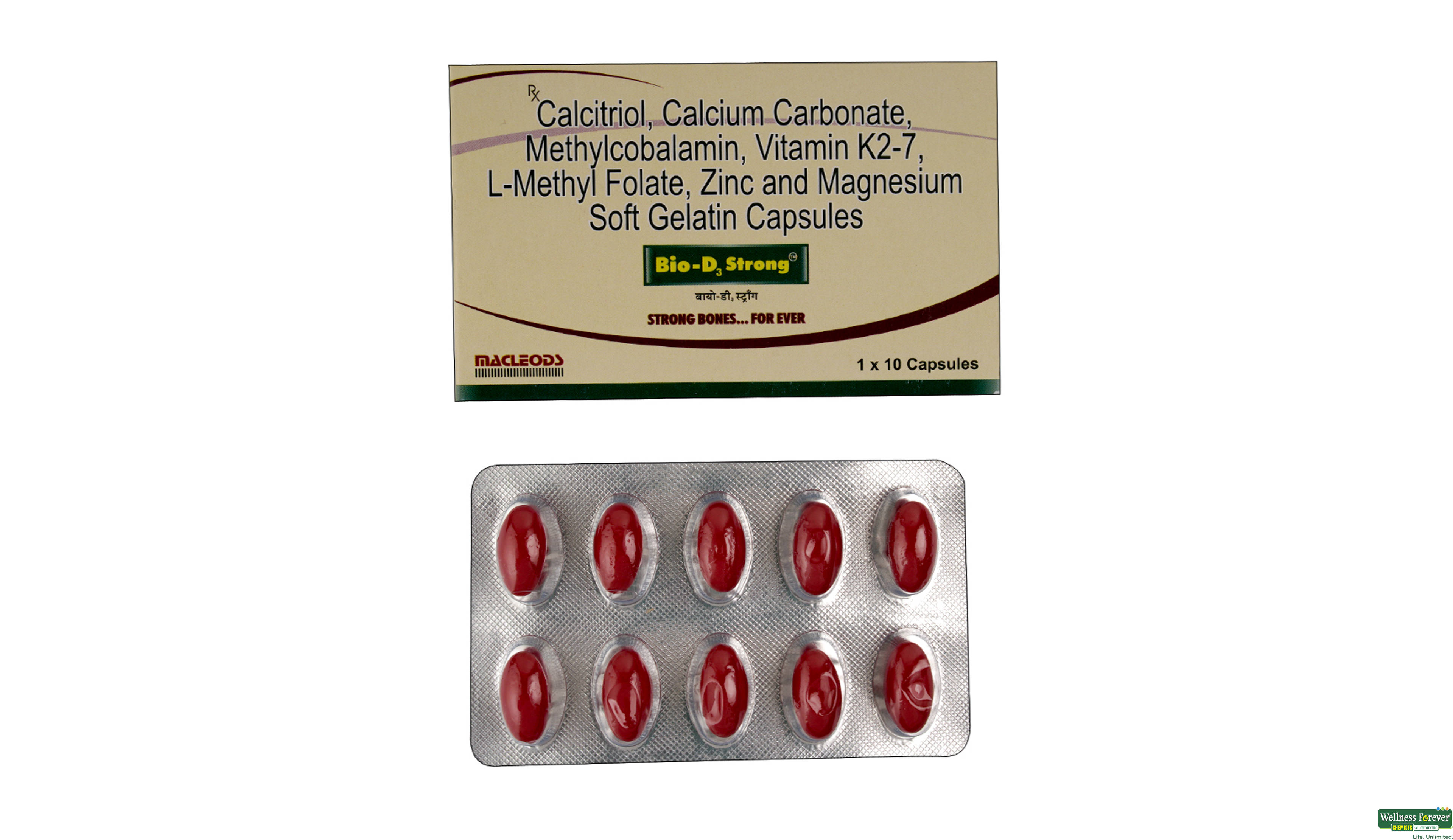 BIO-D3 STRONG 10CAP- 1, 10CAP, 