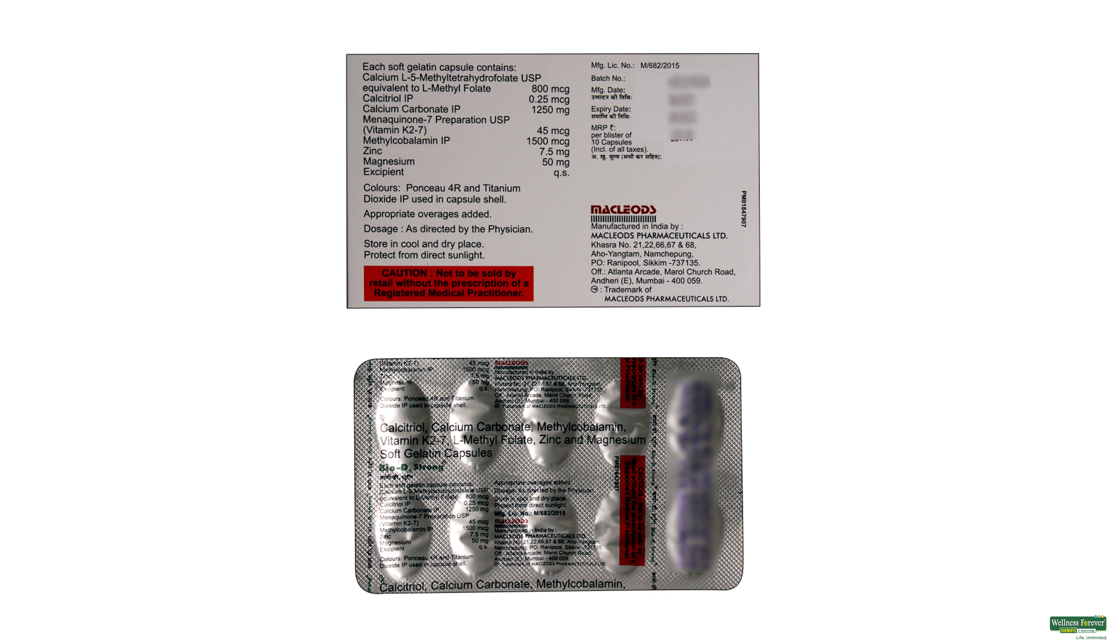 BIO-D3 STRONG 10CAP- 2, 10CAP, 