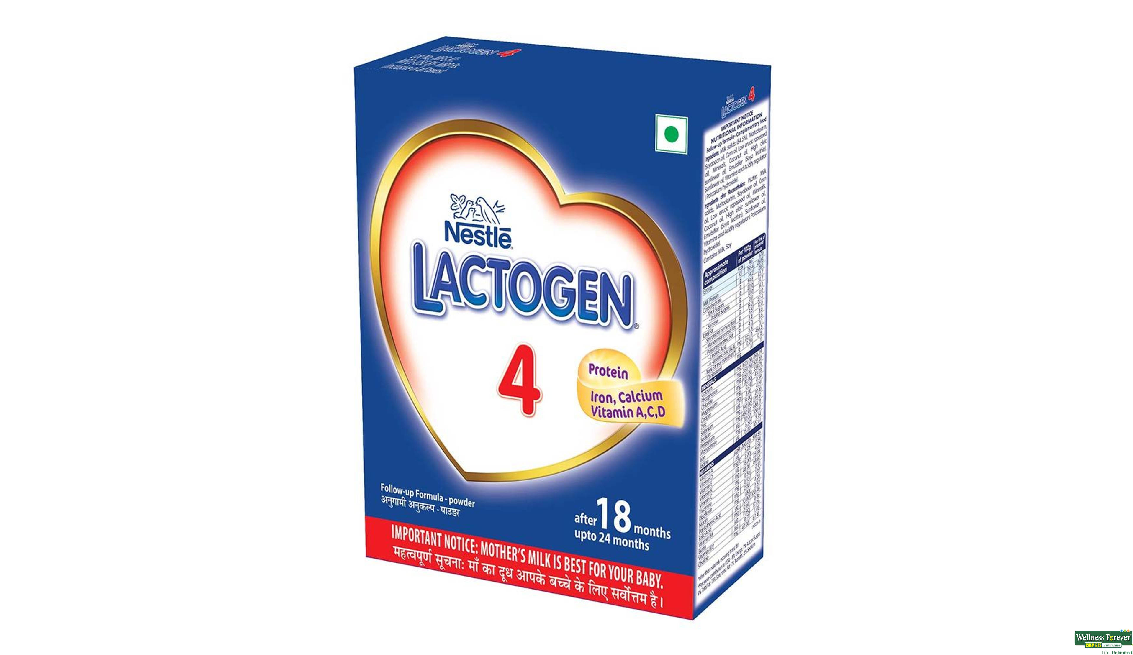 LACTOGEN 4 REF 400GM ##- 1, 400GM, 