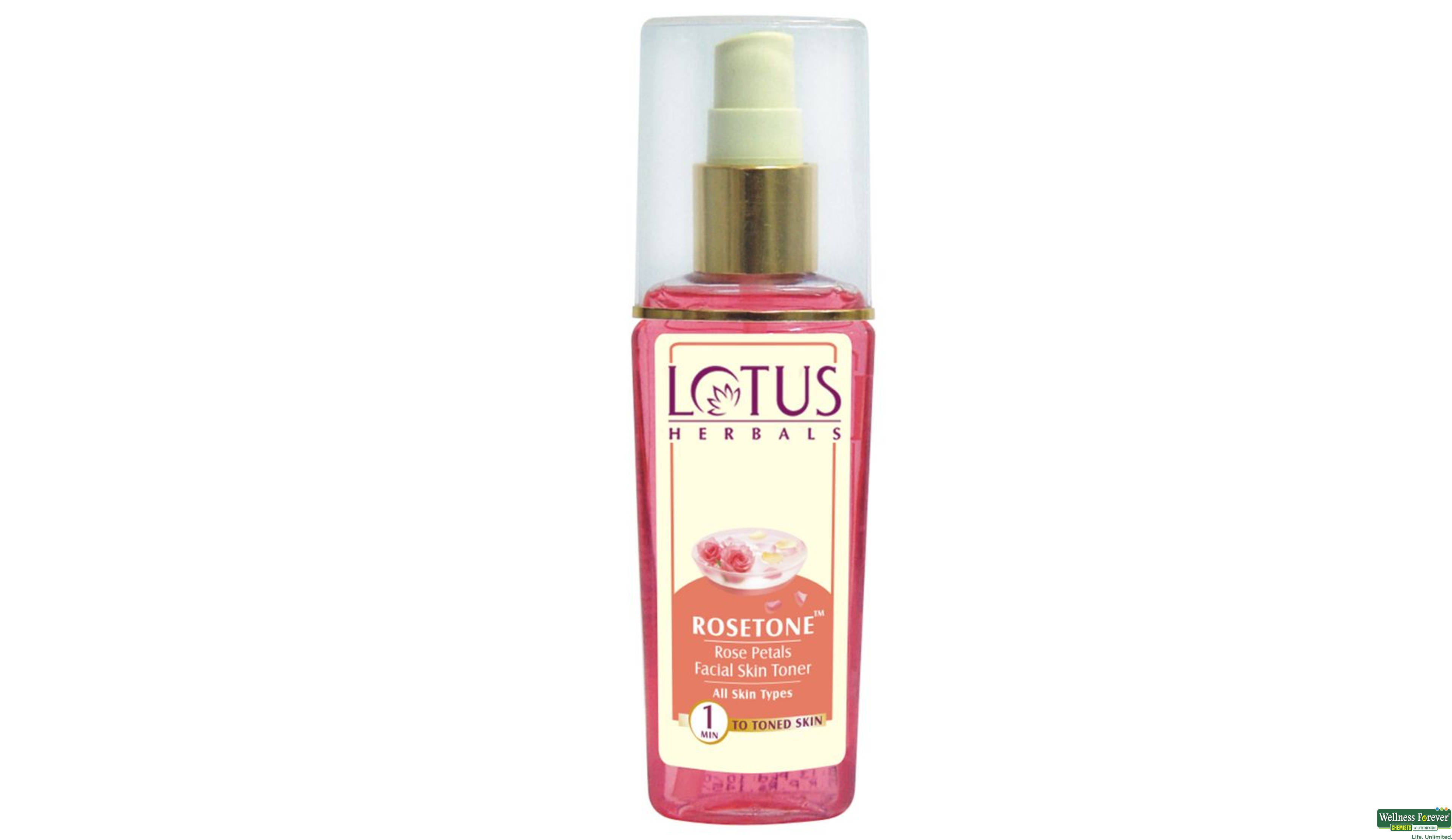 LOTUS B/TONER ROSE PETALS SKIN 100ML- 1, 100ML, 