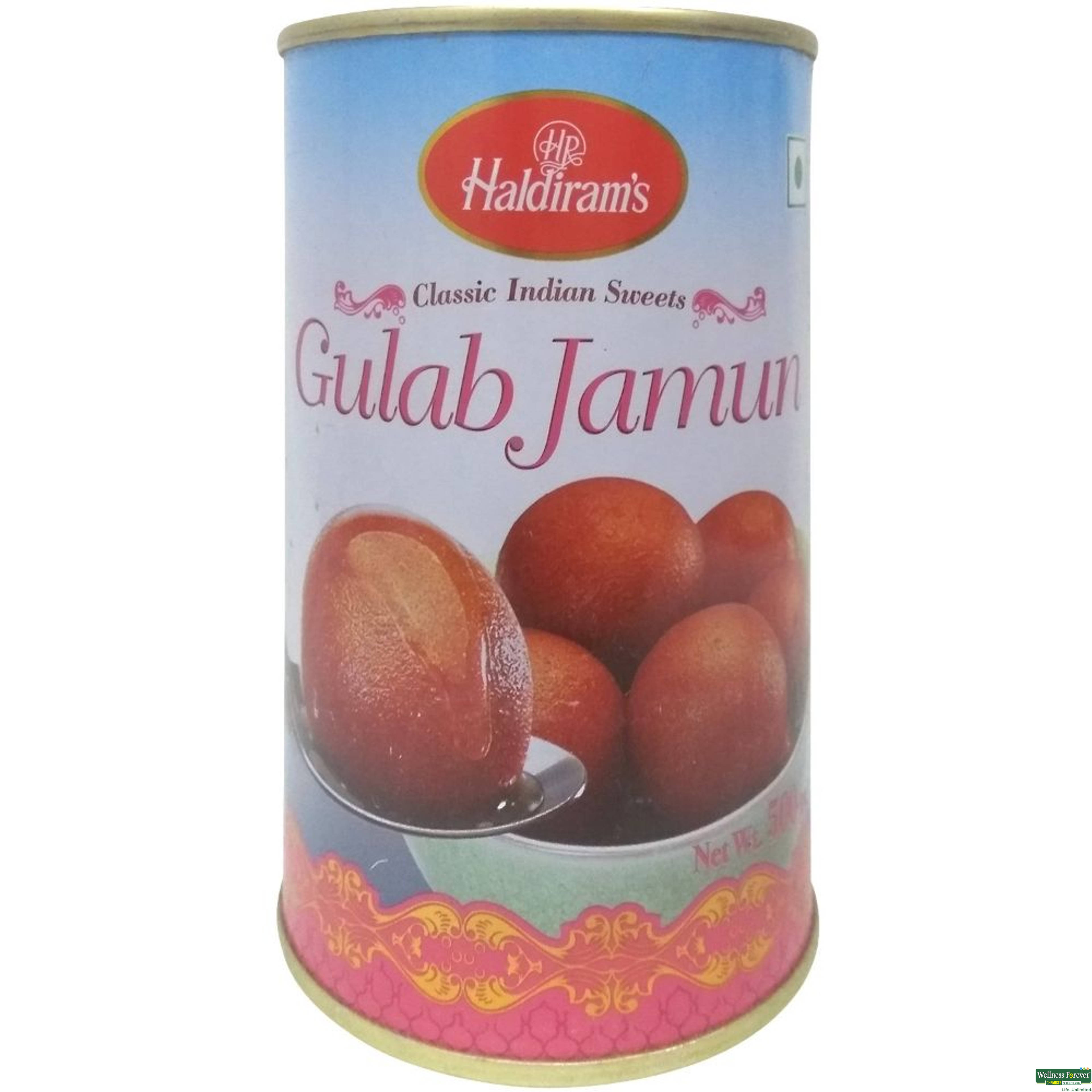 Haldiram's Nagpur Gulab Jamun Tin, 500 g -image