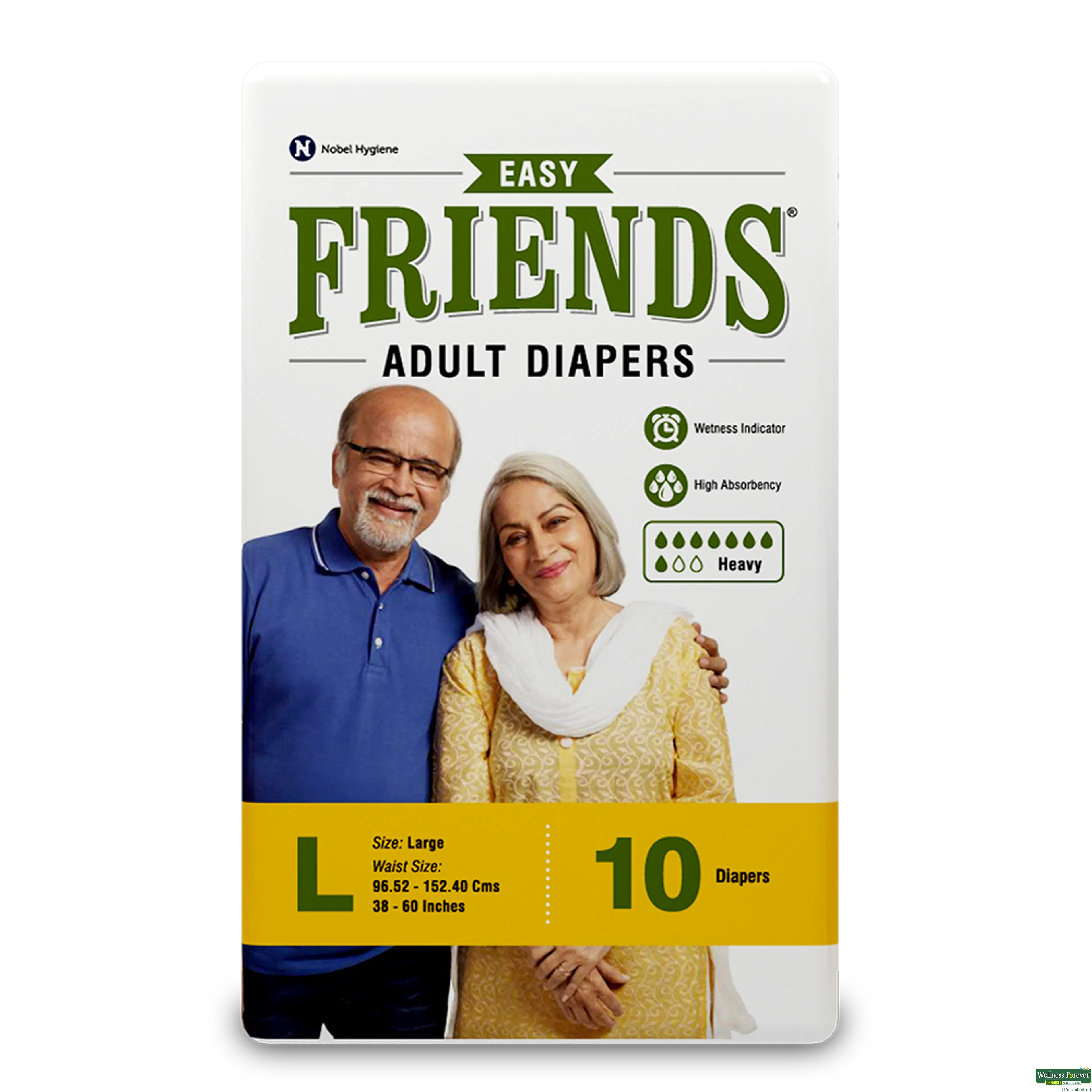 FRIENDS ADULT DIAPER EASY L 10PC-image