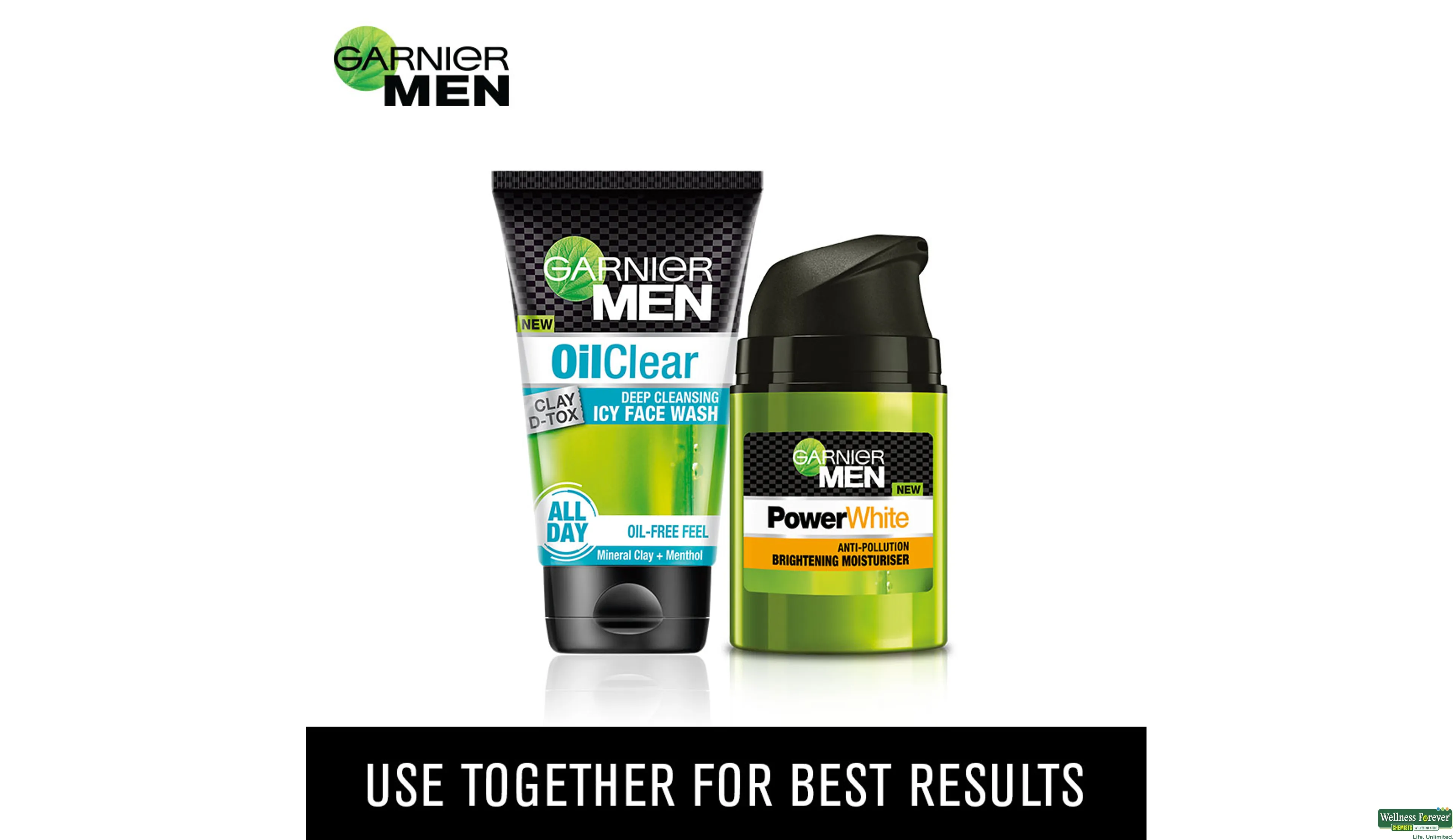 GARN F/WASH MEN OIL CLEAR 100GM- 6, 100GM, 