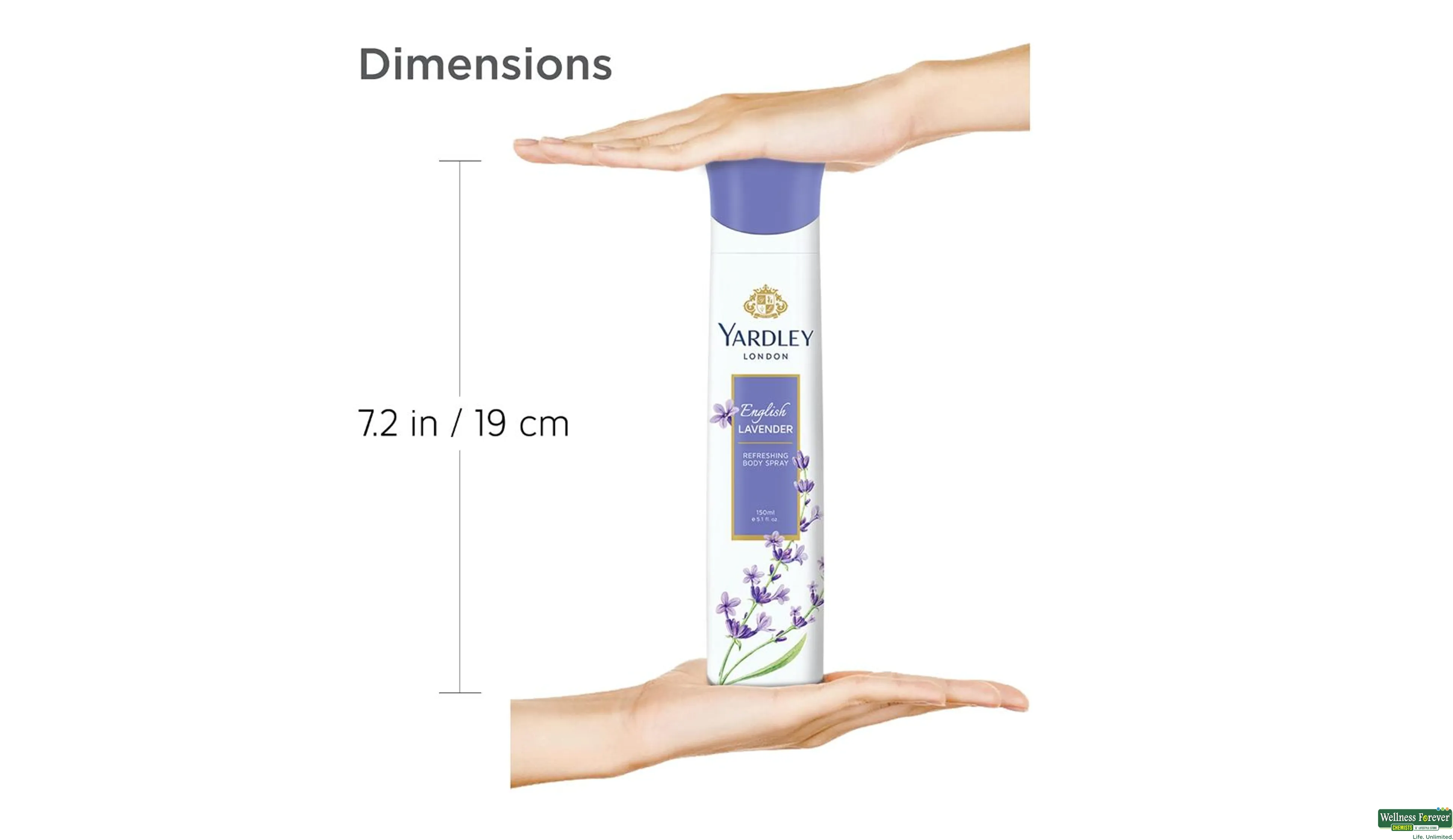 YARD DEO WOMEN ENG LAVENDER 150ML- 6, 150ML, null