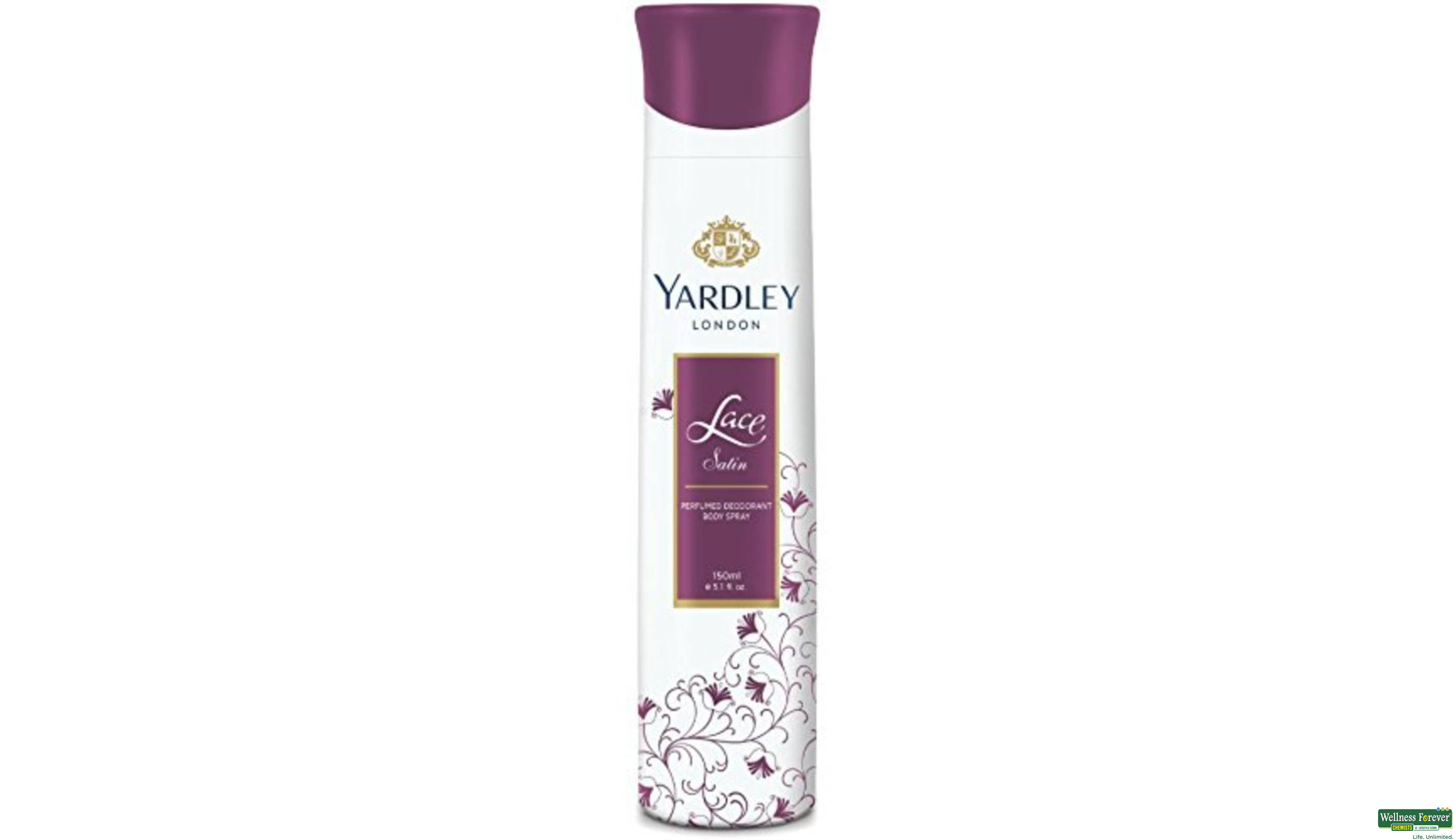YARD DEO WOMEN LACE SATIN 150ML- 1, 150ML, null