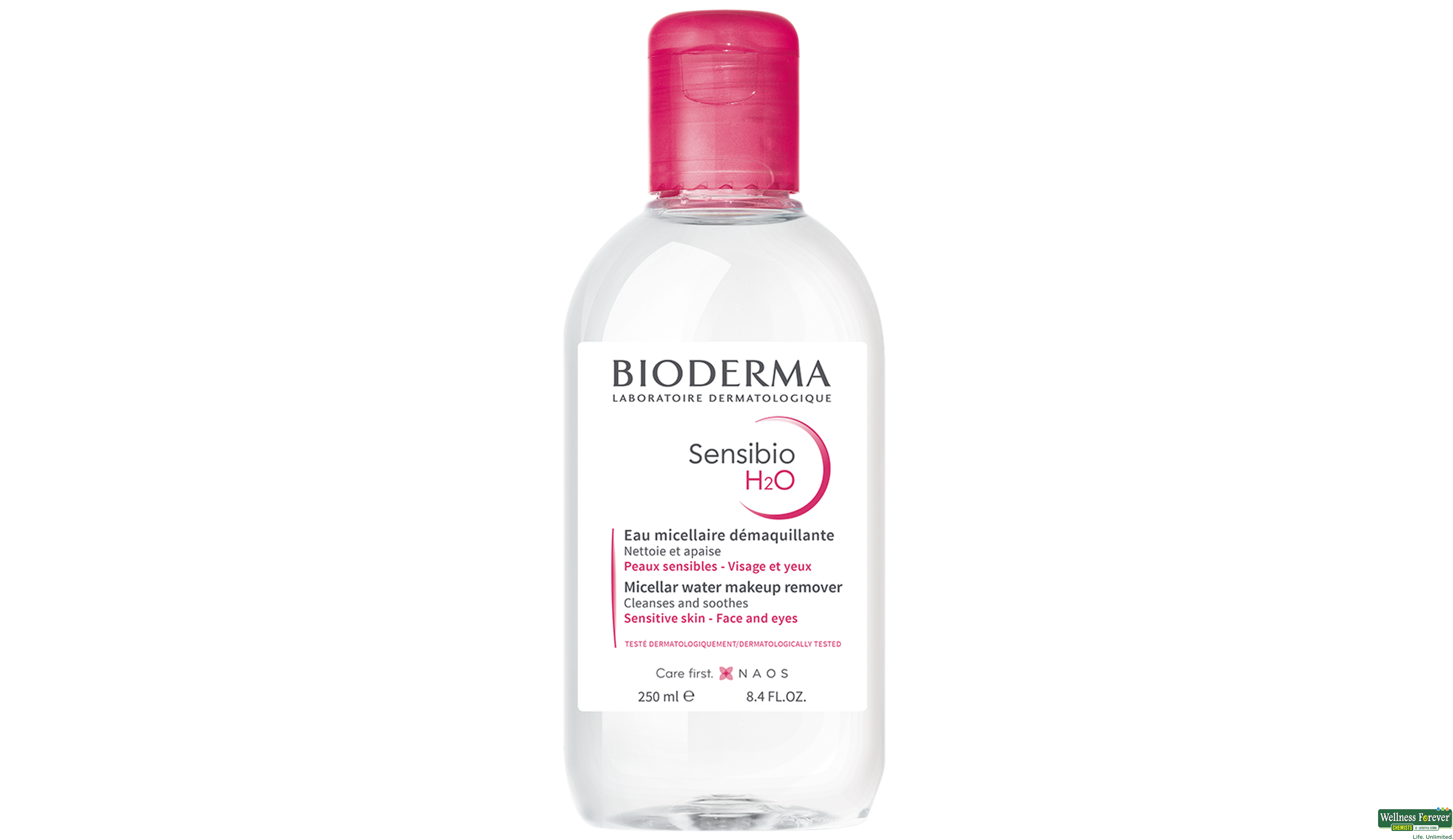 BIODERMA SOLN SENSIBIO H2O MAKE/UP 250ML- 1, 250ML, 