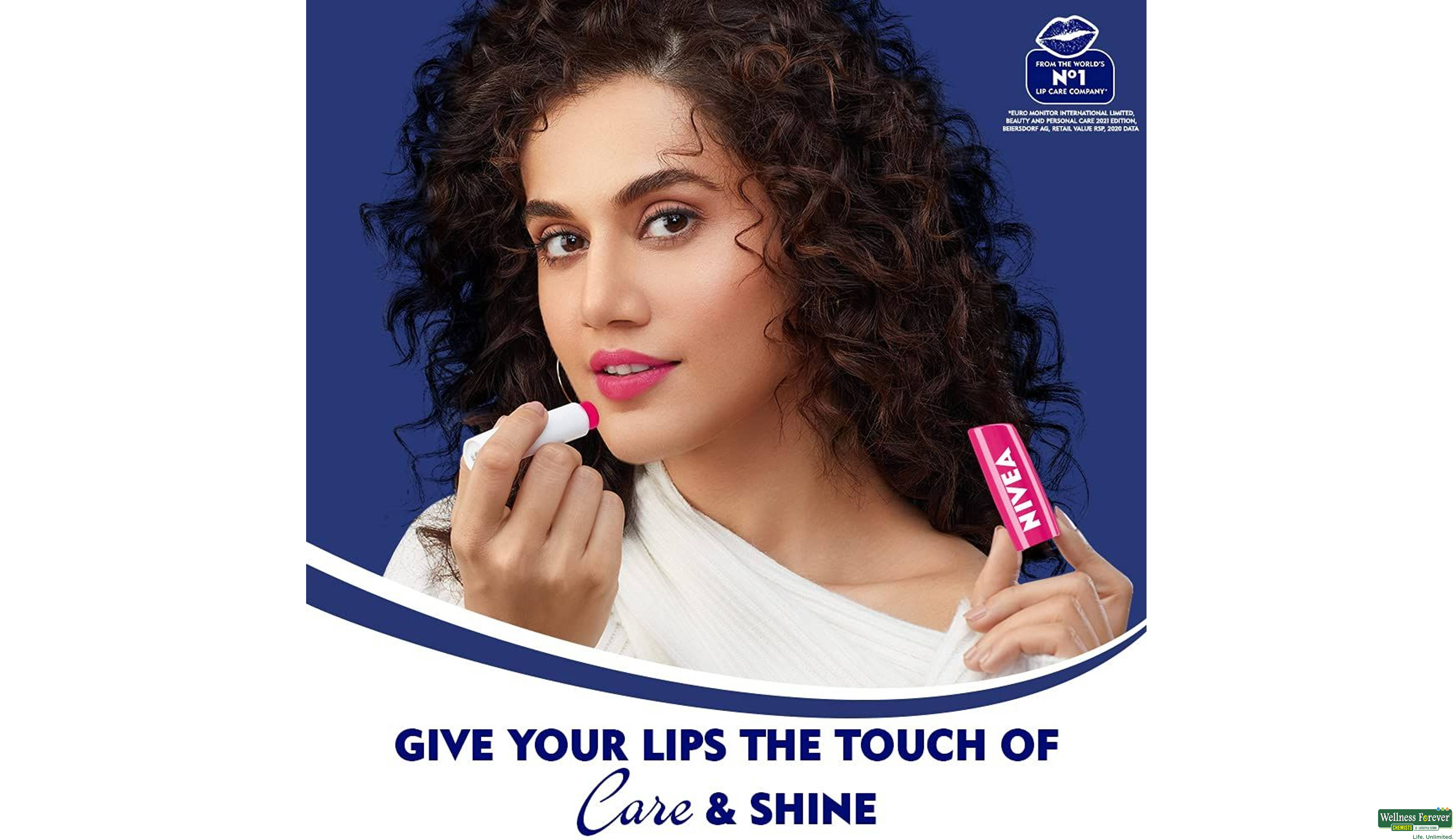 NIVEA LIP CARE FRUITY PINK GUAVA 4.8GM- 2, 4.8GM, 