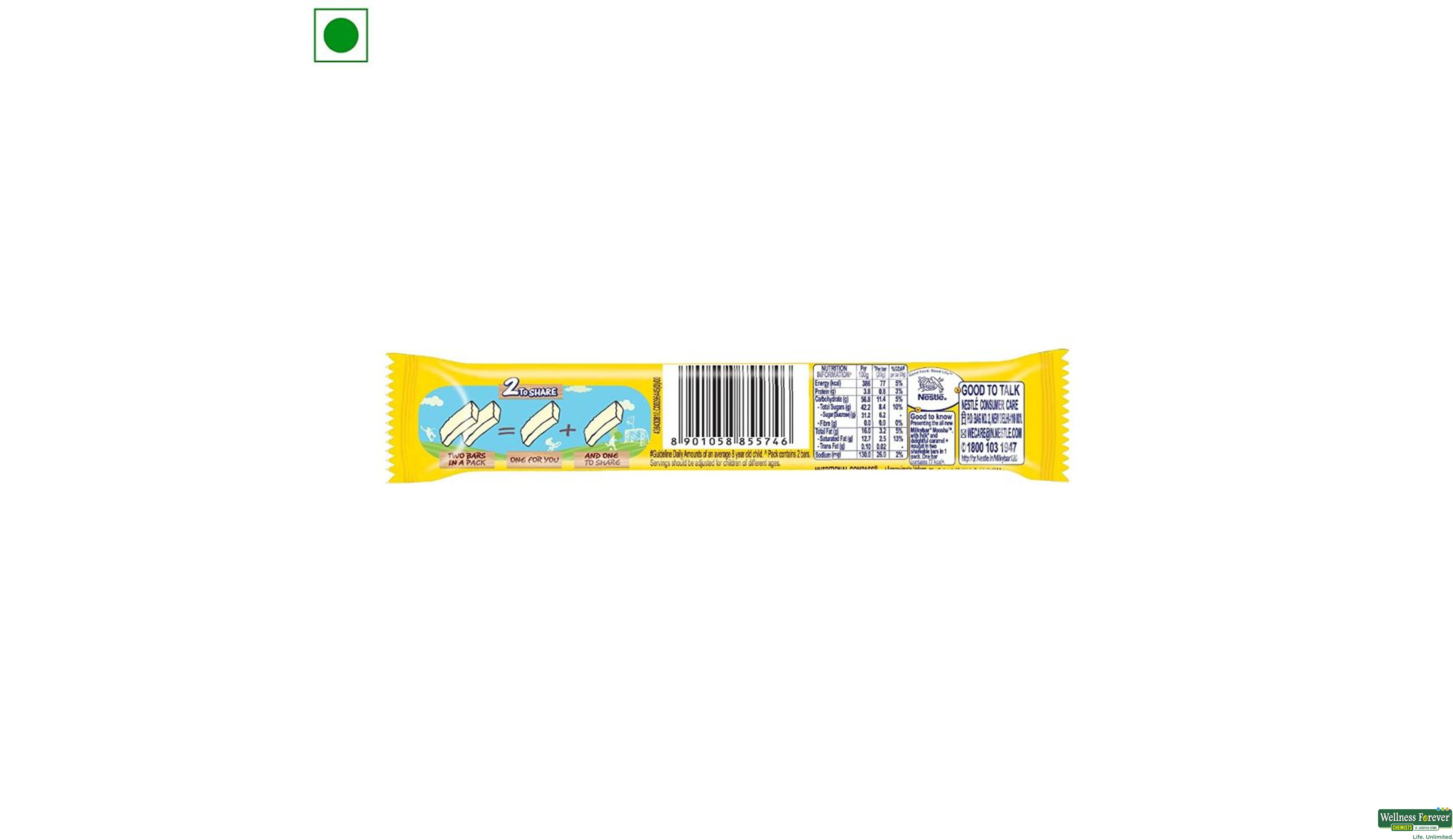 NEST CHOC MILKYBAR 40GM- 2, 40GM, 