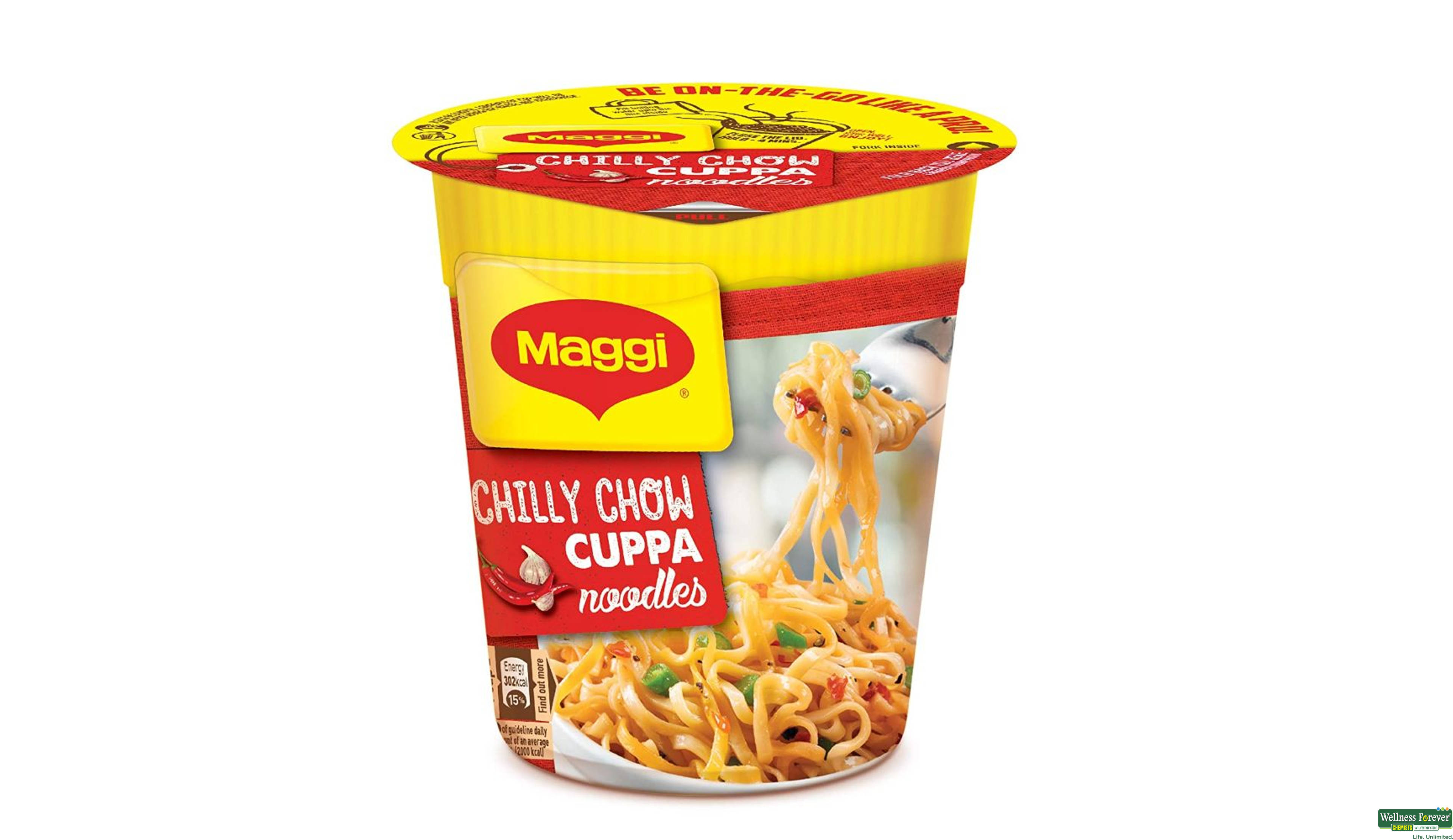 MAGGI CUPPA MANIA NOODLE CHILLI 70GM- 2, 70GM, 