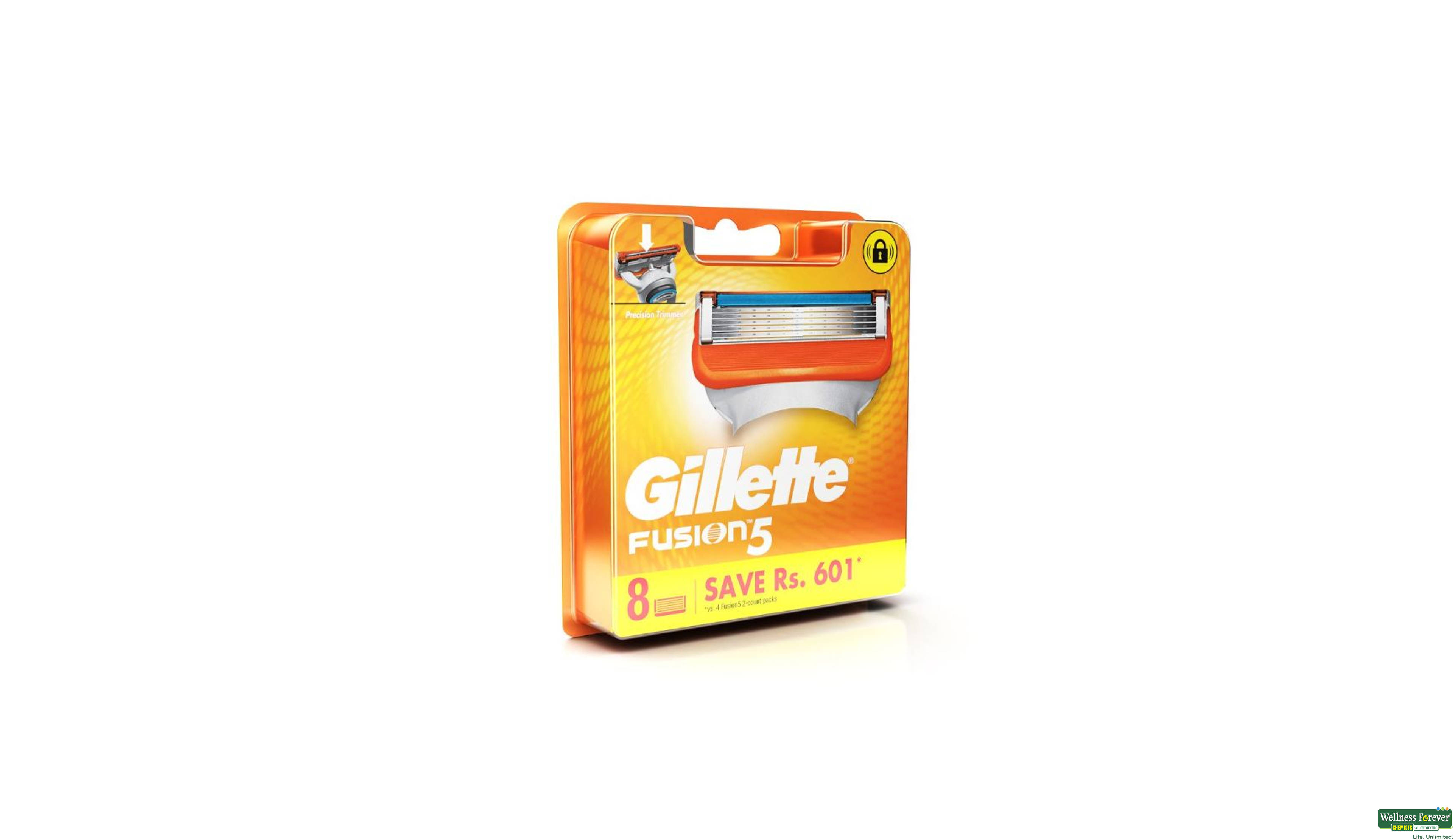 GILL SH/BLADE FUSION 8PC- 3, 8PC, 