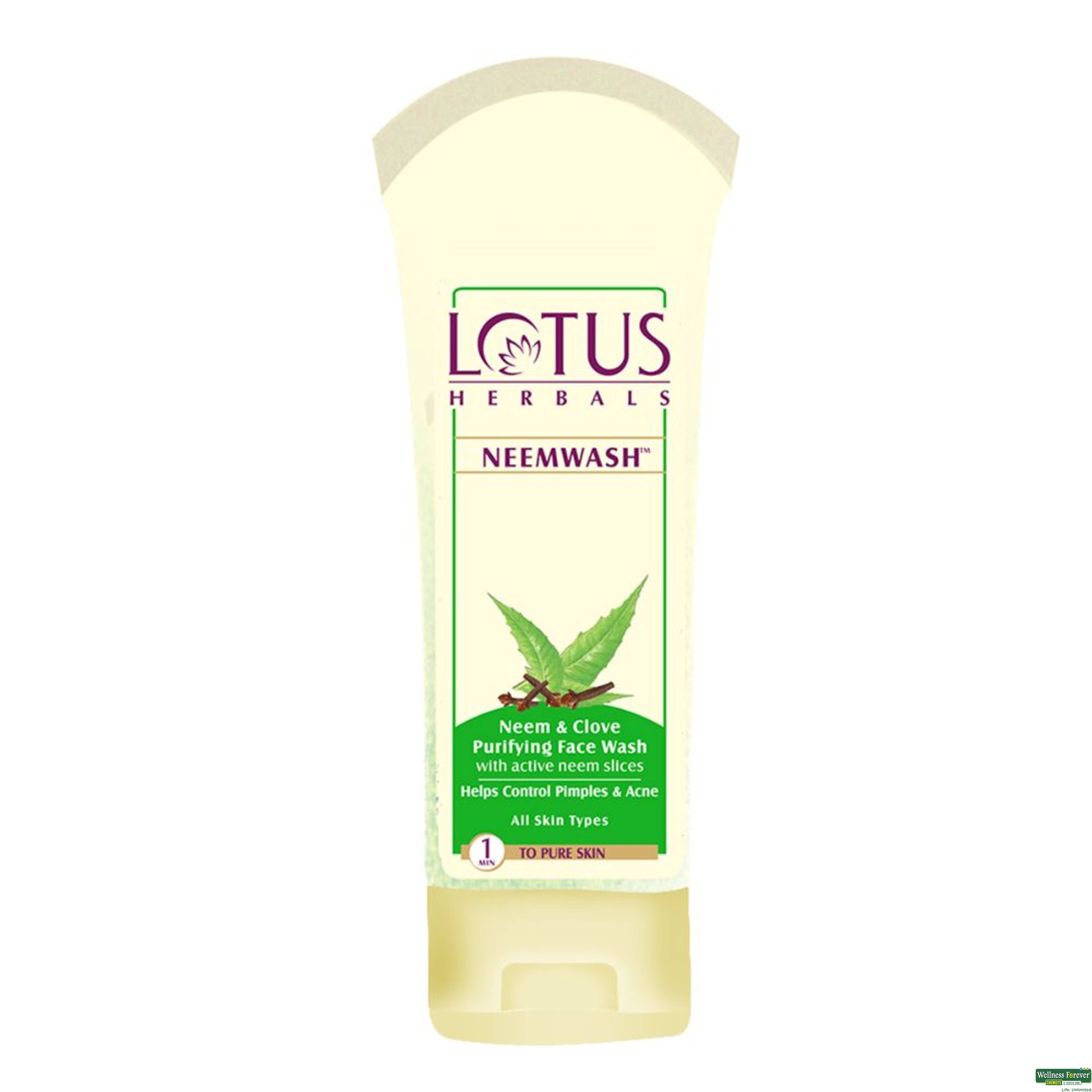 Lotus Face Wash Neem 120g-image
