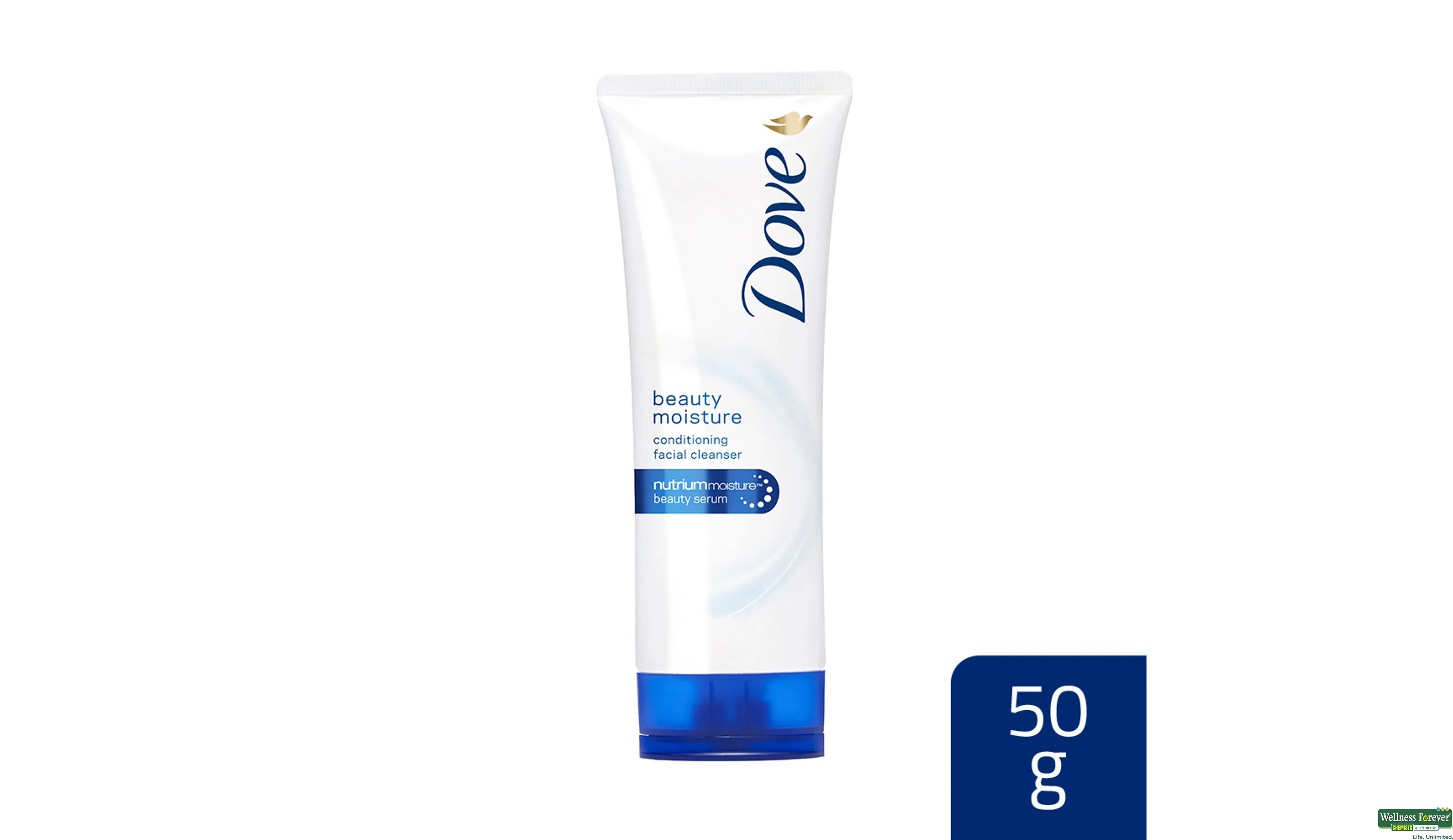 DOVE BEAUTY MOISTURE FACE WASH 50GM- 1, 50GM, 