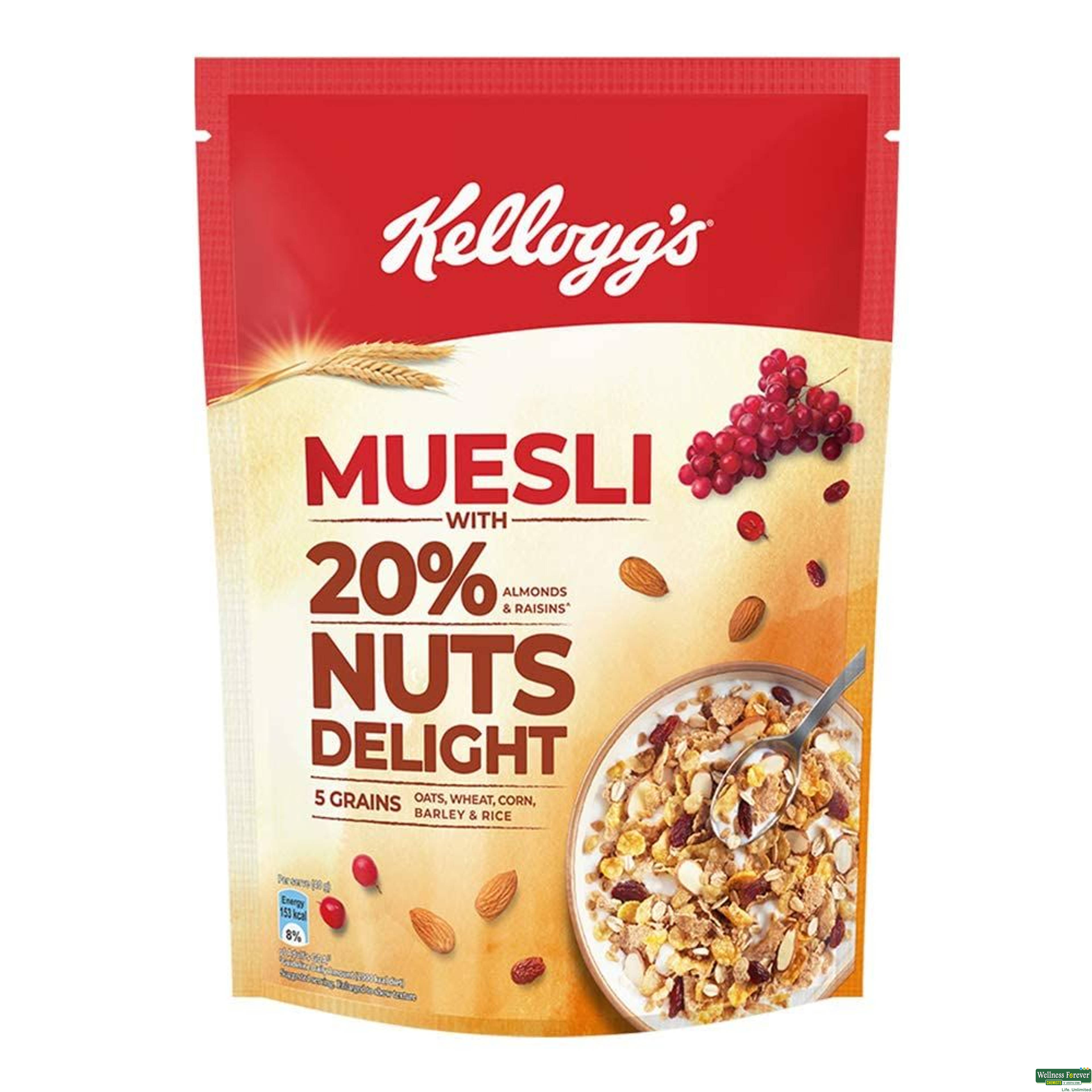 KELL MUESLI EXTRA NUTDELIGHT 500GM-image