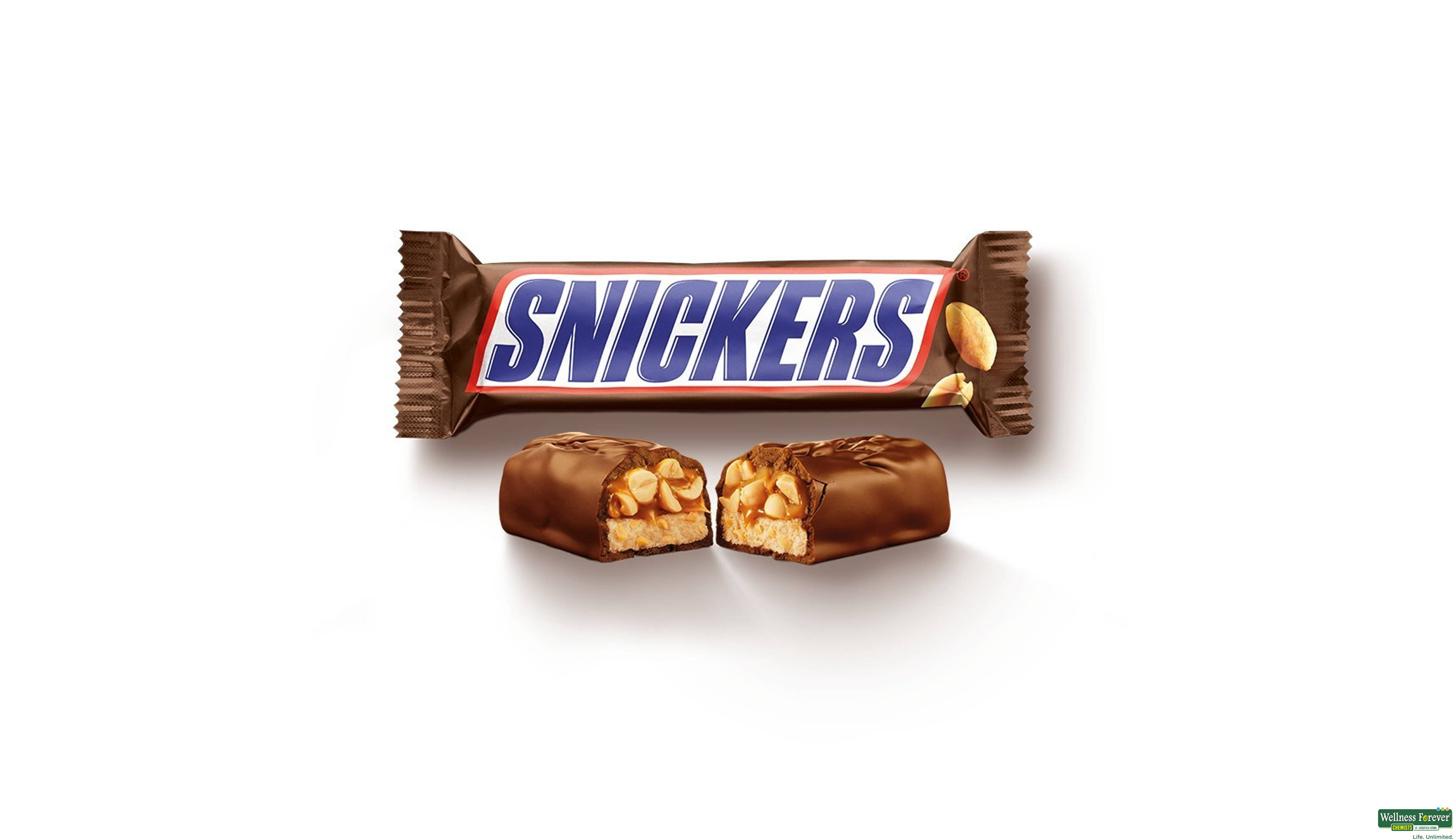 SNICKERS CHOC BAR 50GM- 1, 50GM, null