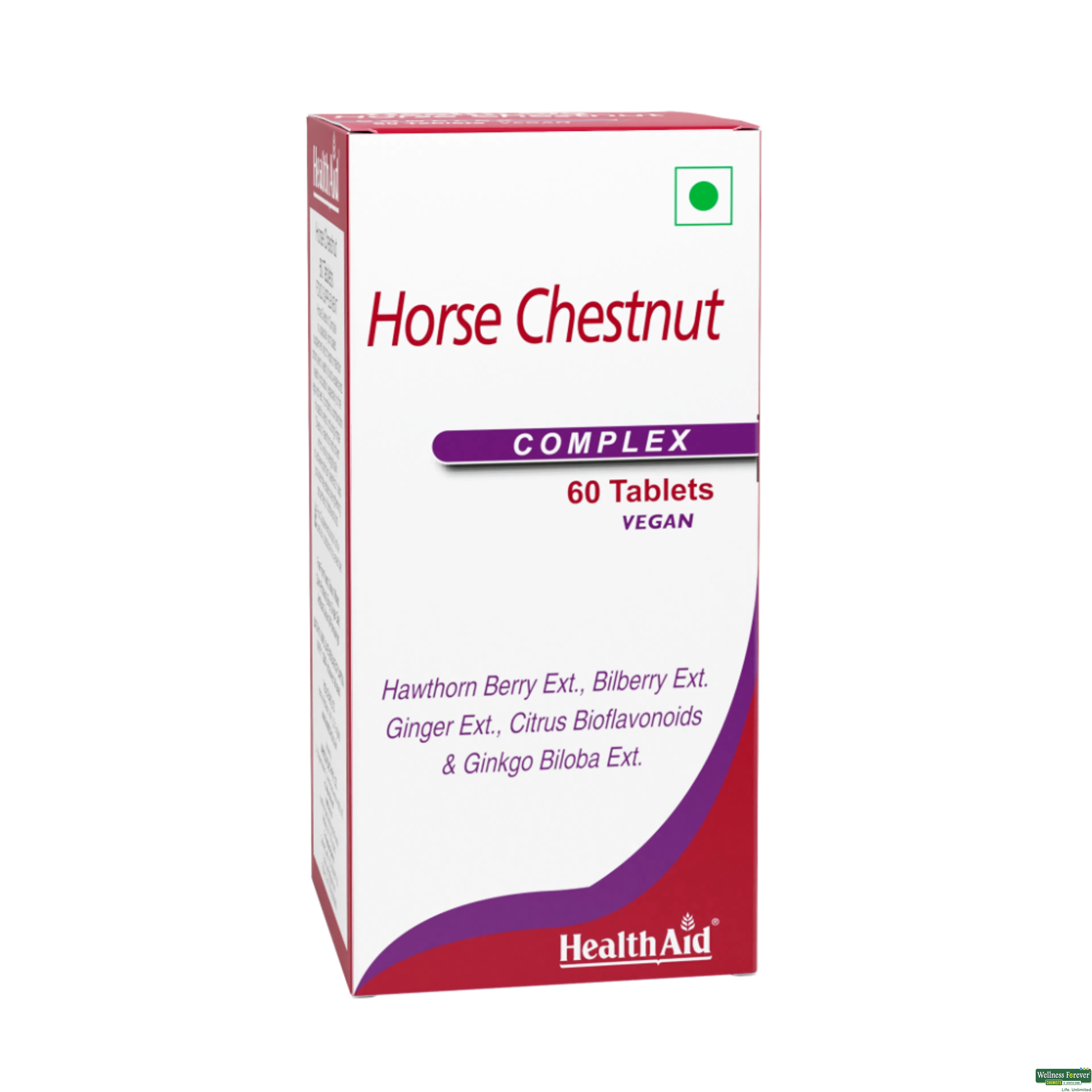 HEALTH AID HORSE CHESTNUT/BUTCHER 60TAB-image