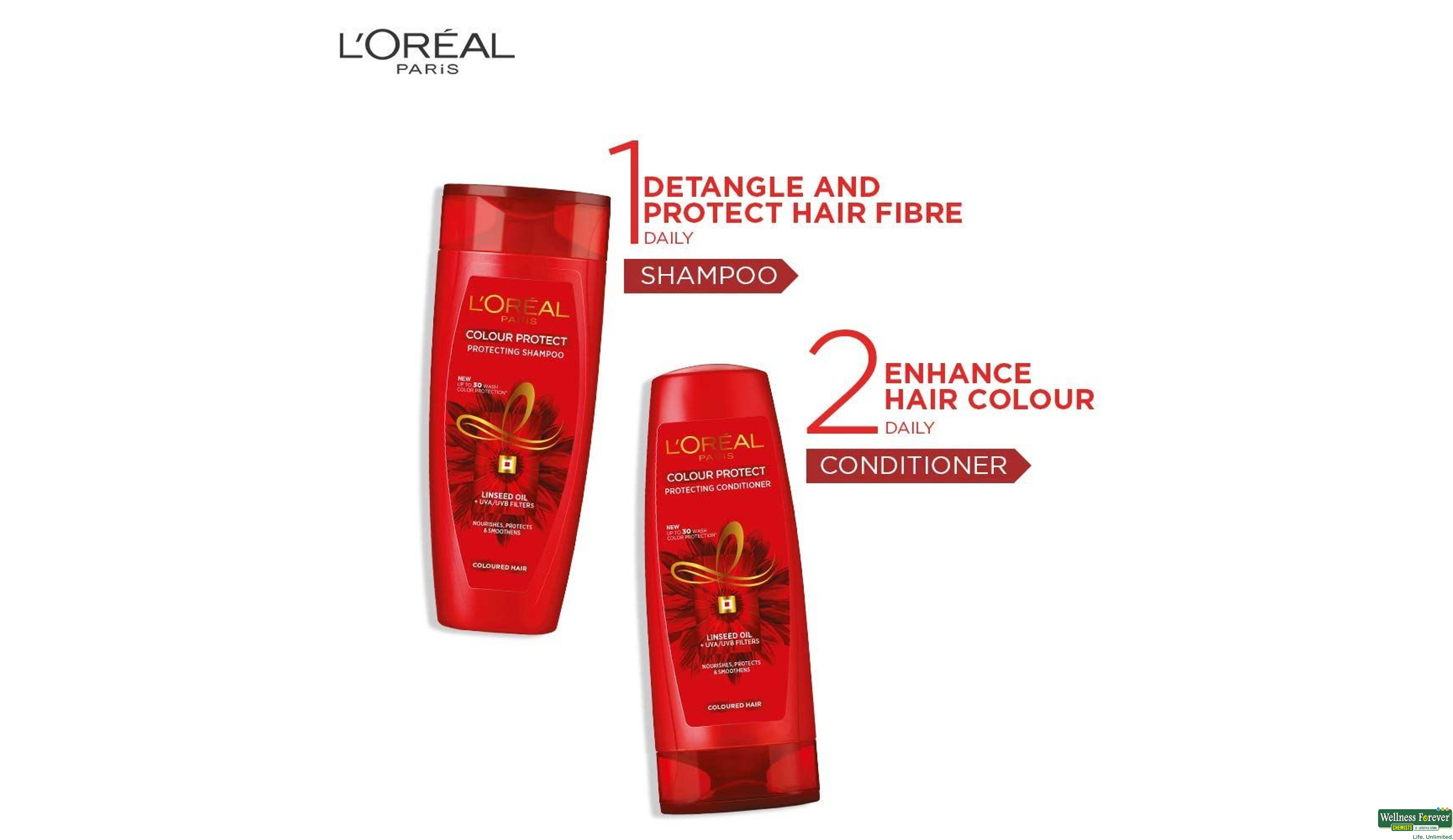 LOREAL SHMP COLOR PROTECT 340ML- 6, 340ML, 