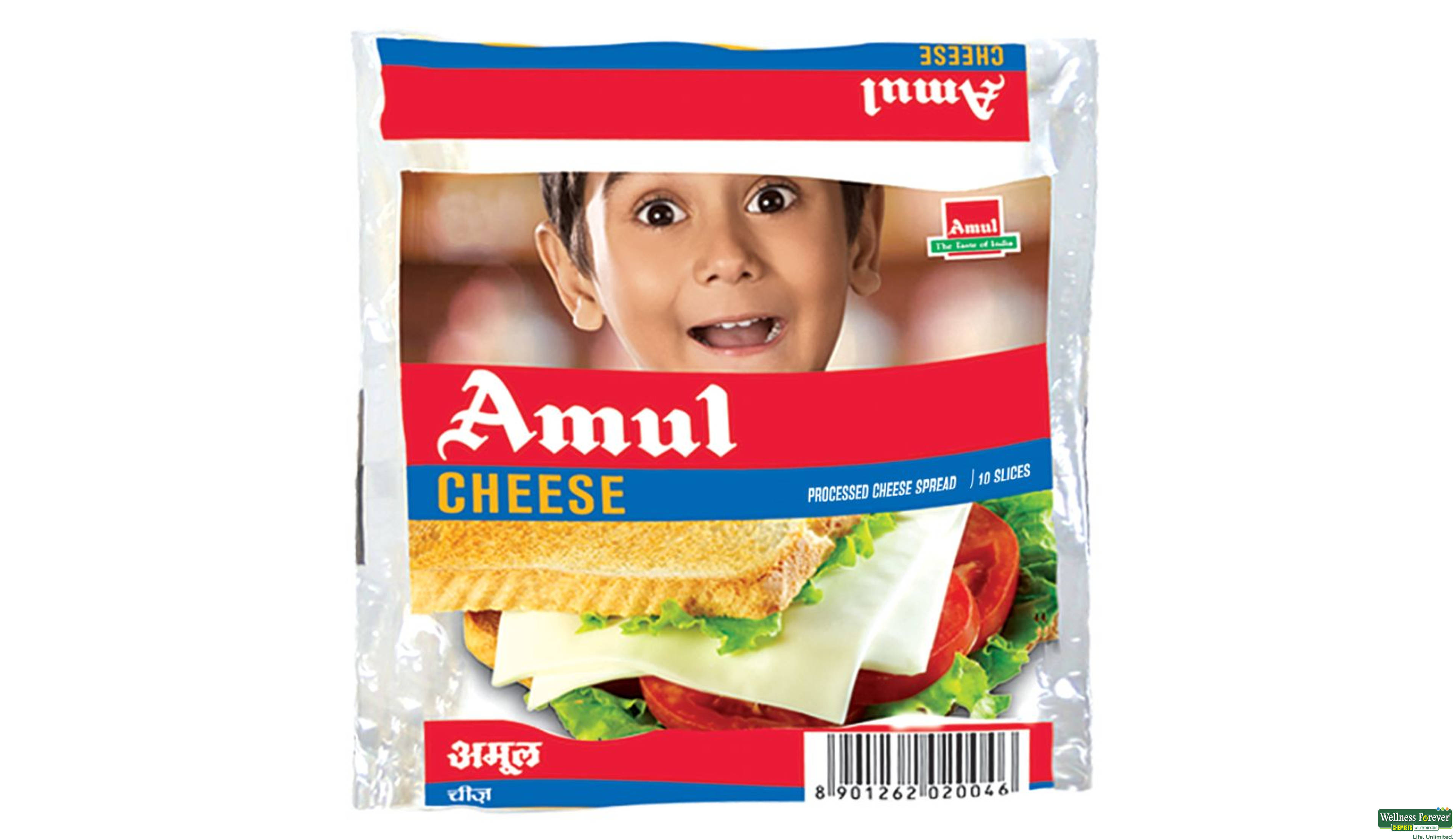 AMUL CHEESE SLICES 200GM- 1, 200GM, 