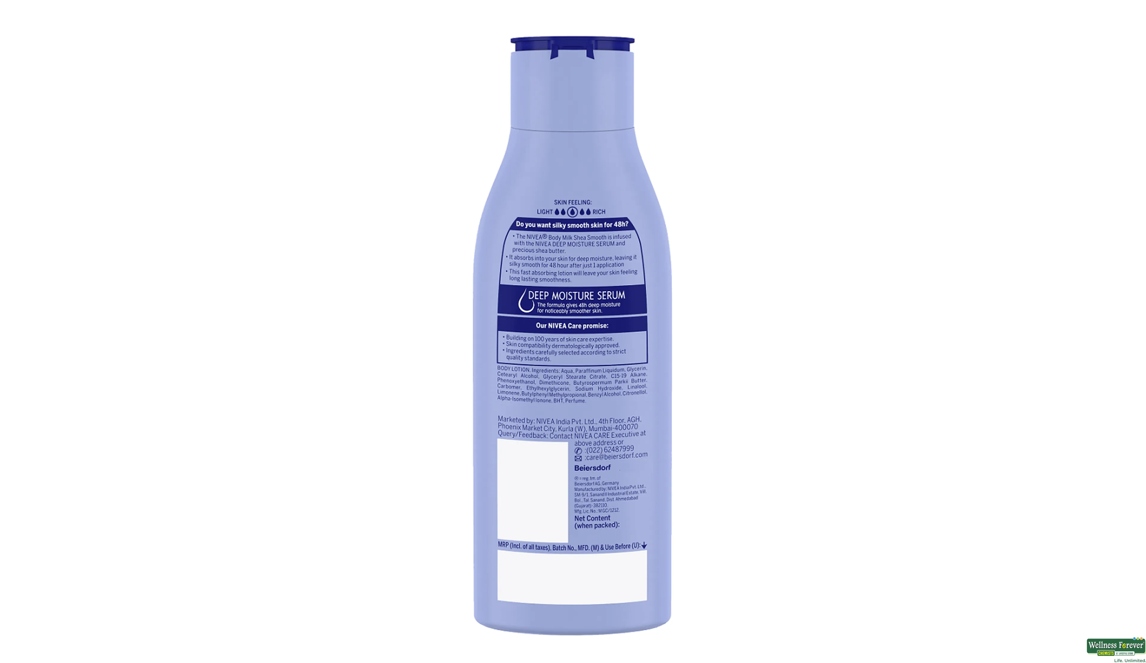 NIVEA B/LTN SHEA SMOOTH 75ML- 2, 75ML, 