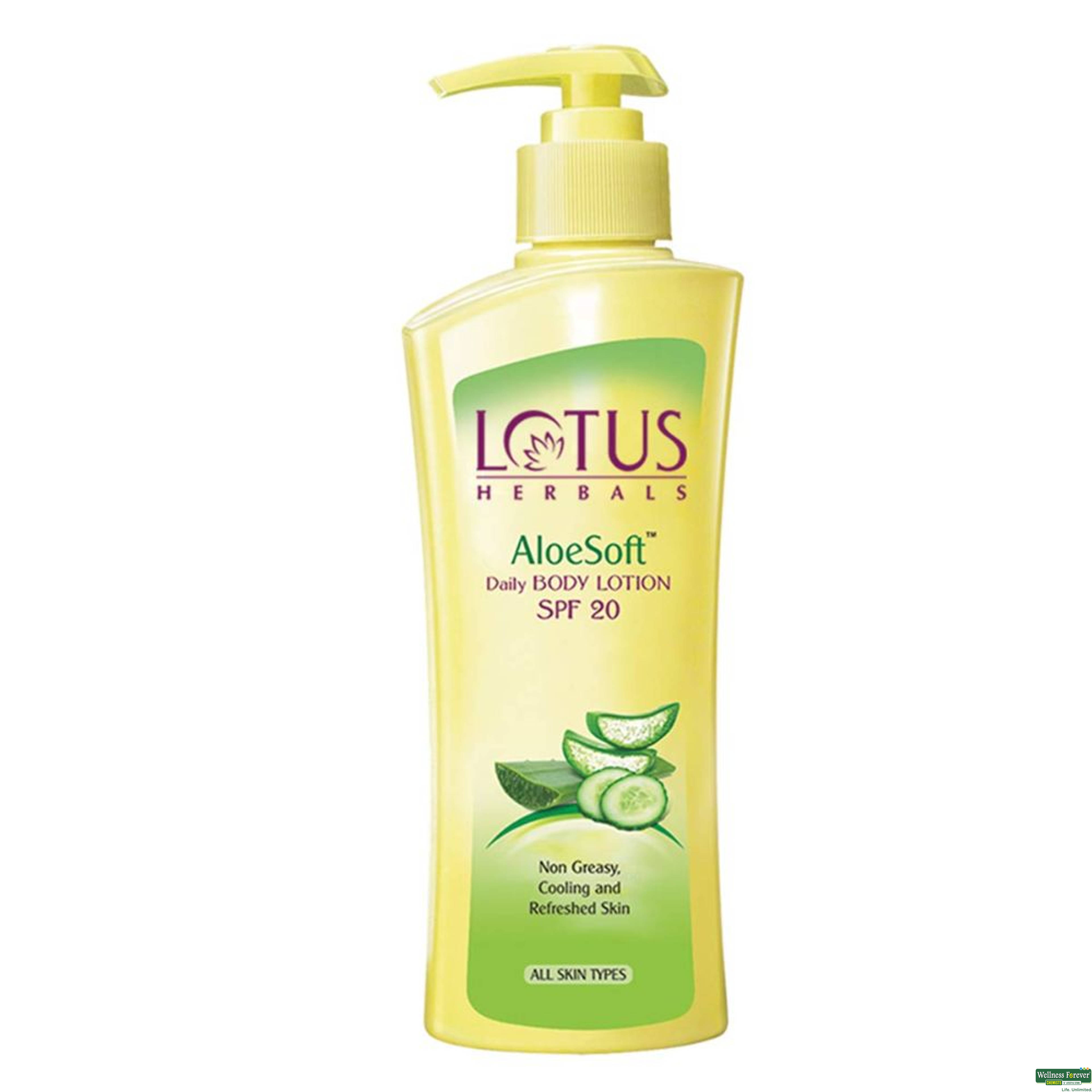 Lotus Body lotion Spf20 Aloe Soft 250Ml-image