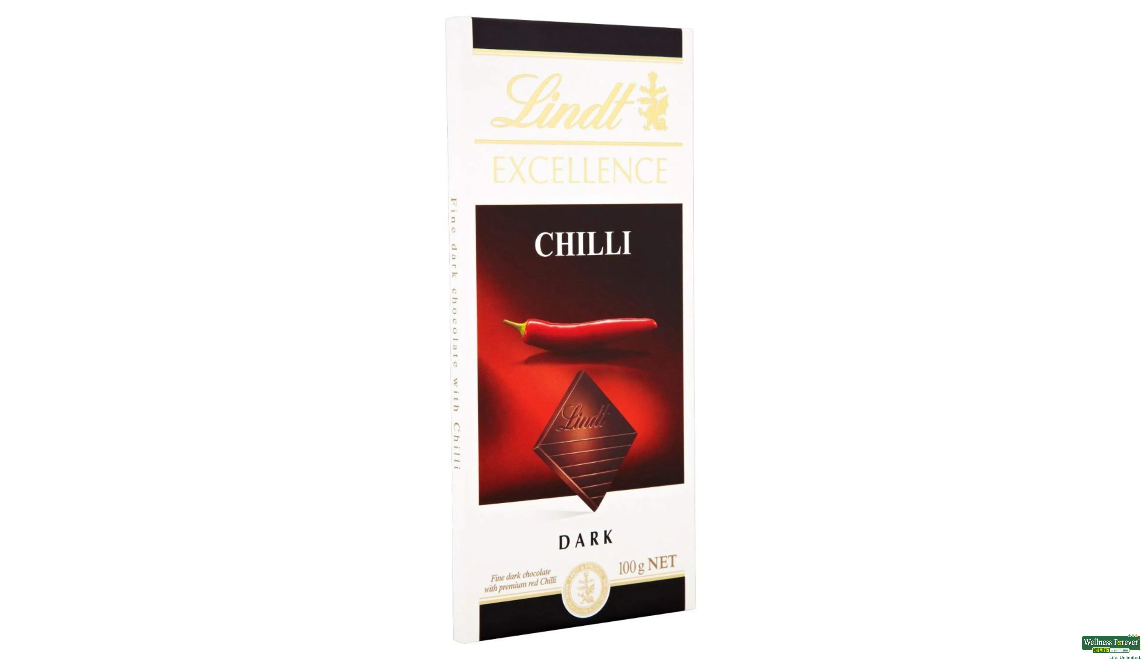 LINDT CHOC EXCE DARK CHILLI 100GM-I- 1, 100GM, 