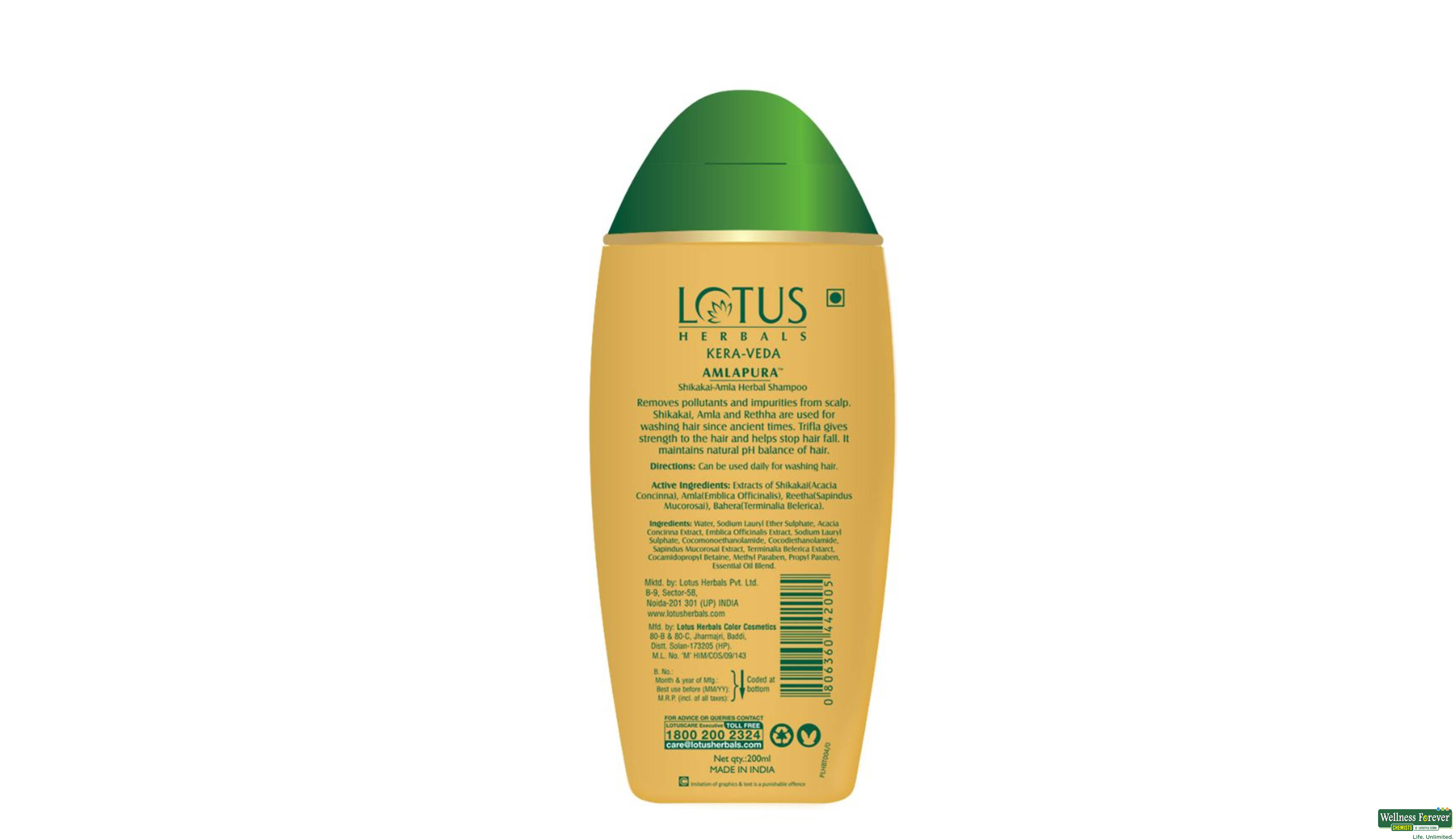 LOTUS SHMP AMLAPURA 200ML- 2, 200ML, 