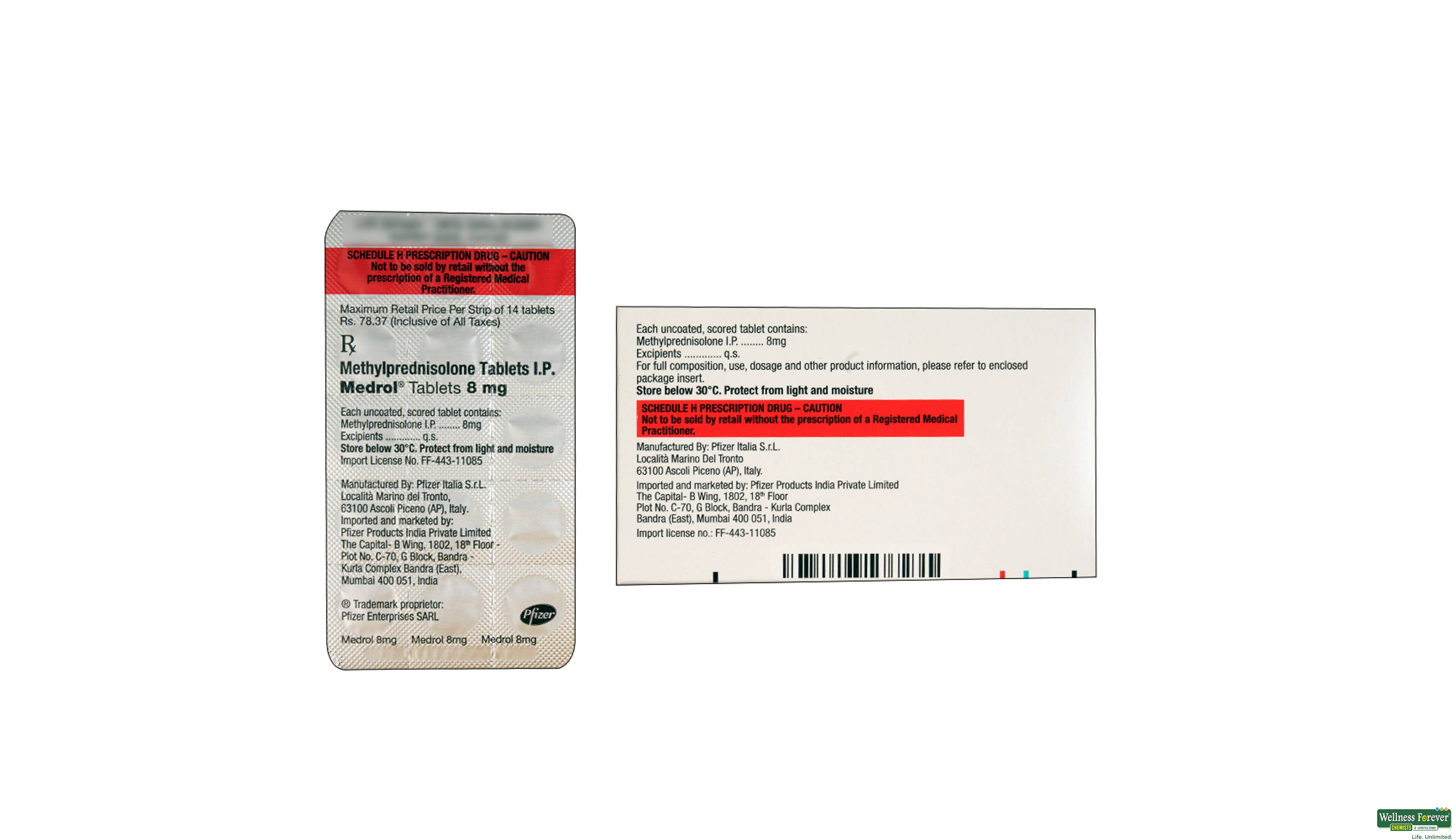 MEDROL 8MG 14TAB- 2, 14TAB, 