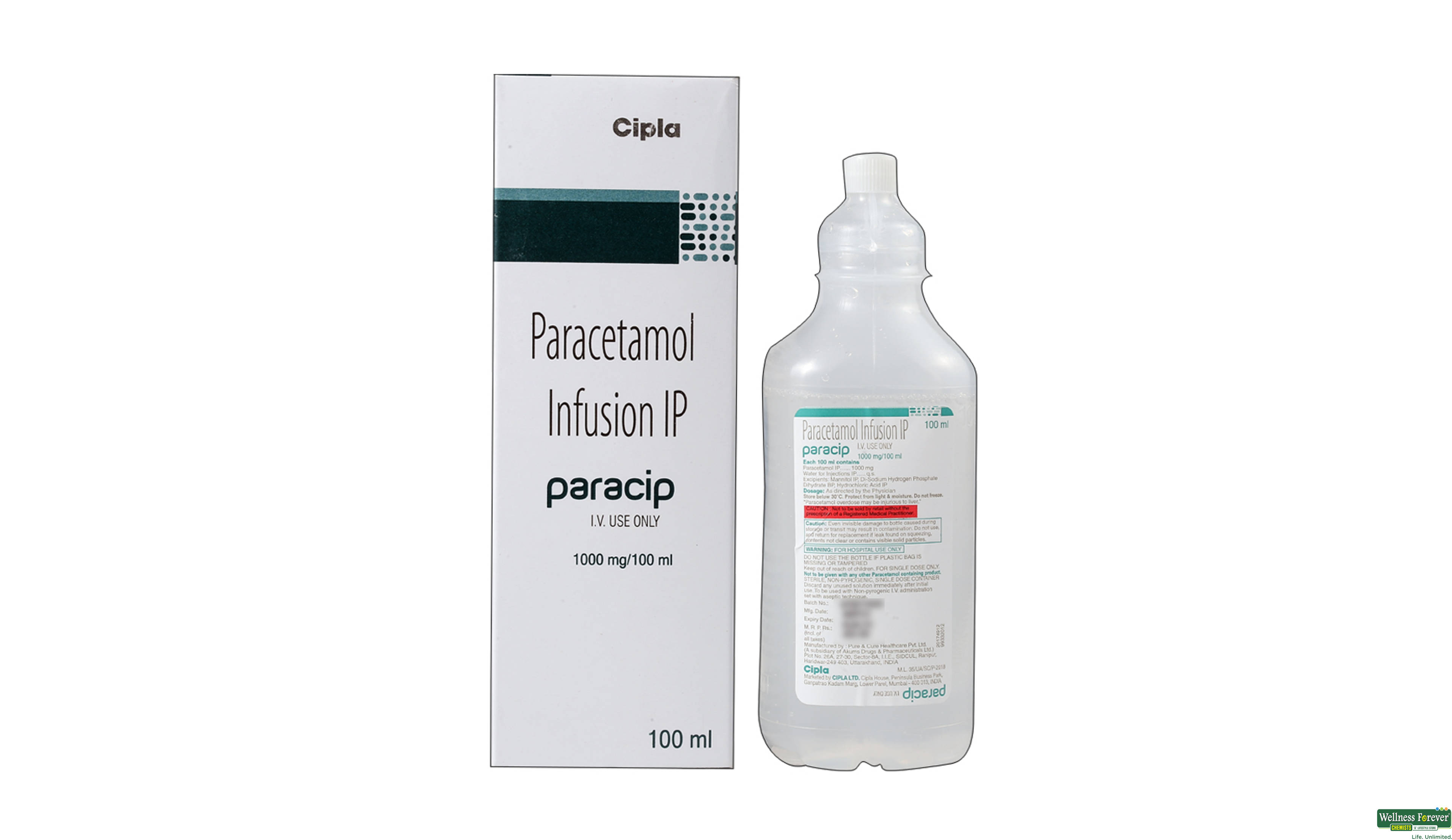 PARACIP 100ML I.V- 1, 100ML, 