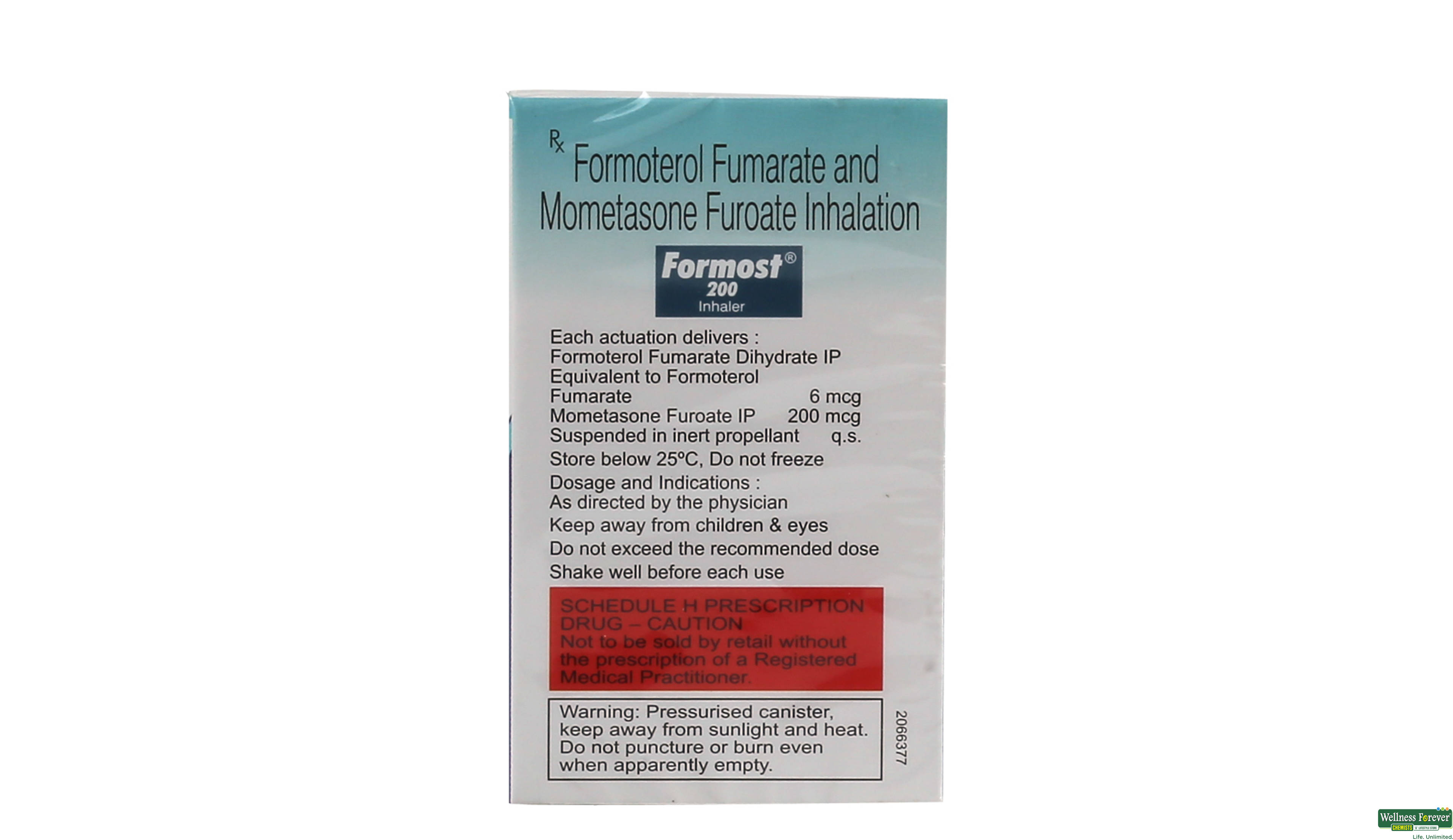 FORMOST 200 INHALER- 3, 1PC, null