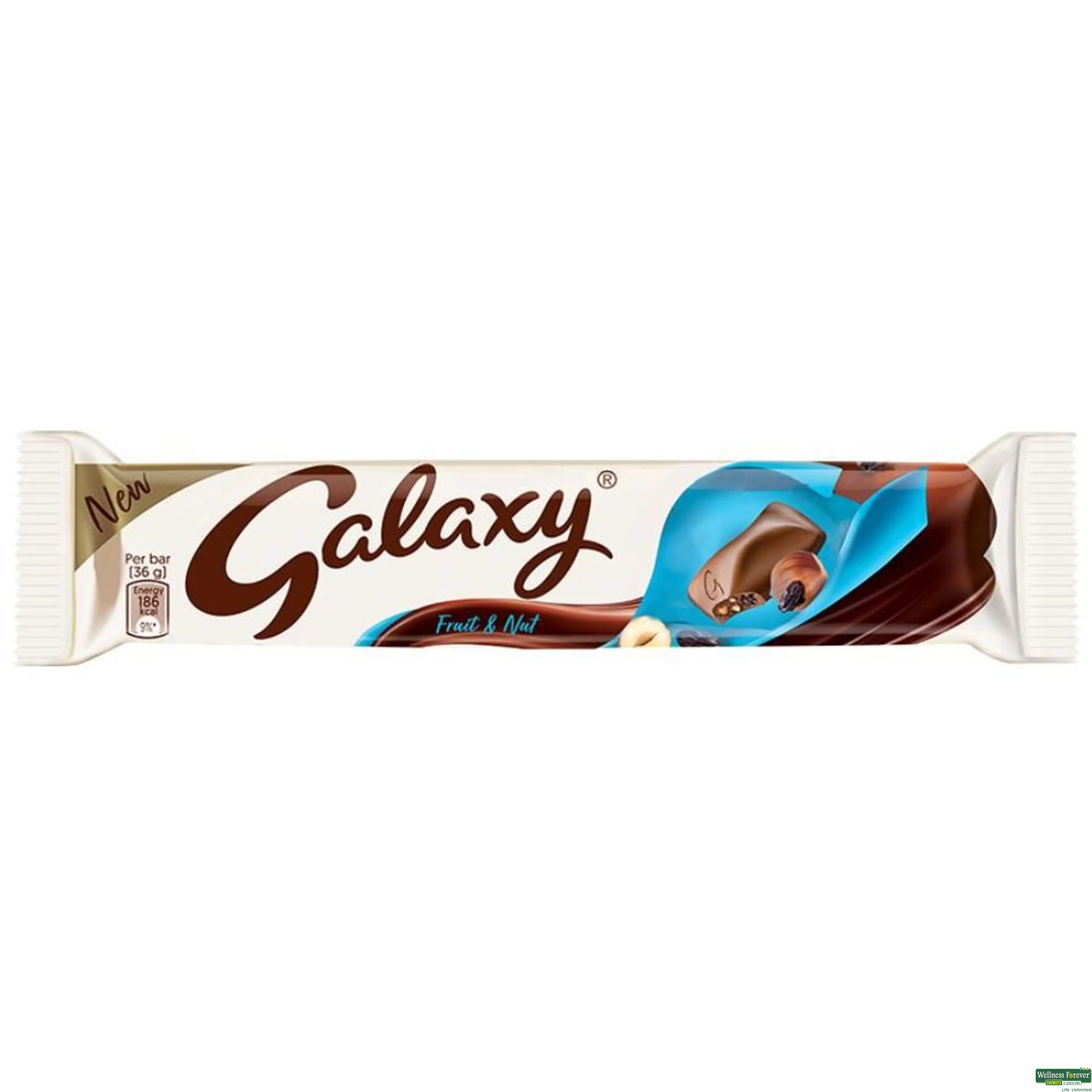 GALAXY CHOC FRUIT N NUT 43GM-image